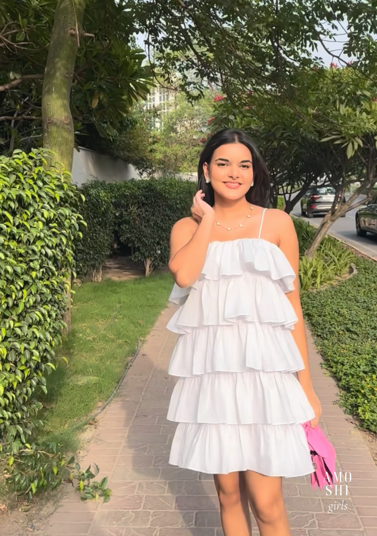 Miri Mini Dress (White) As Seen On Saakshi