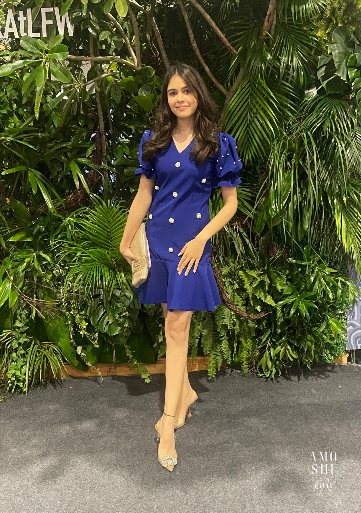 Fiona Dress (Blue) as seen on Arushi