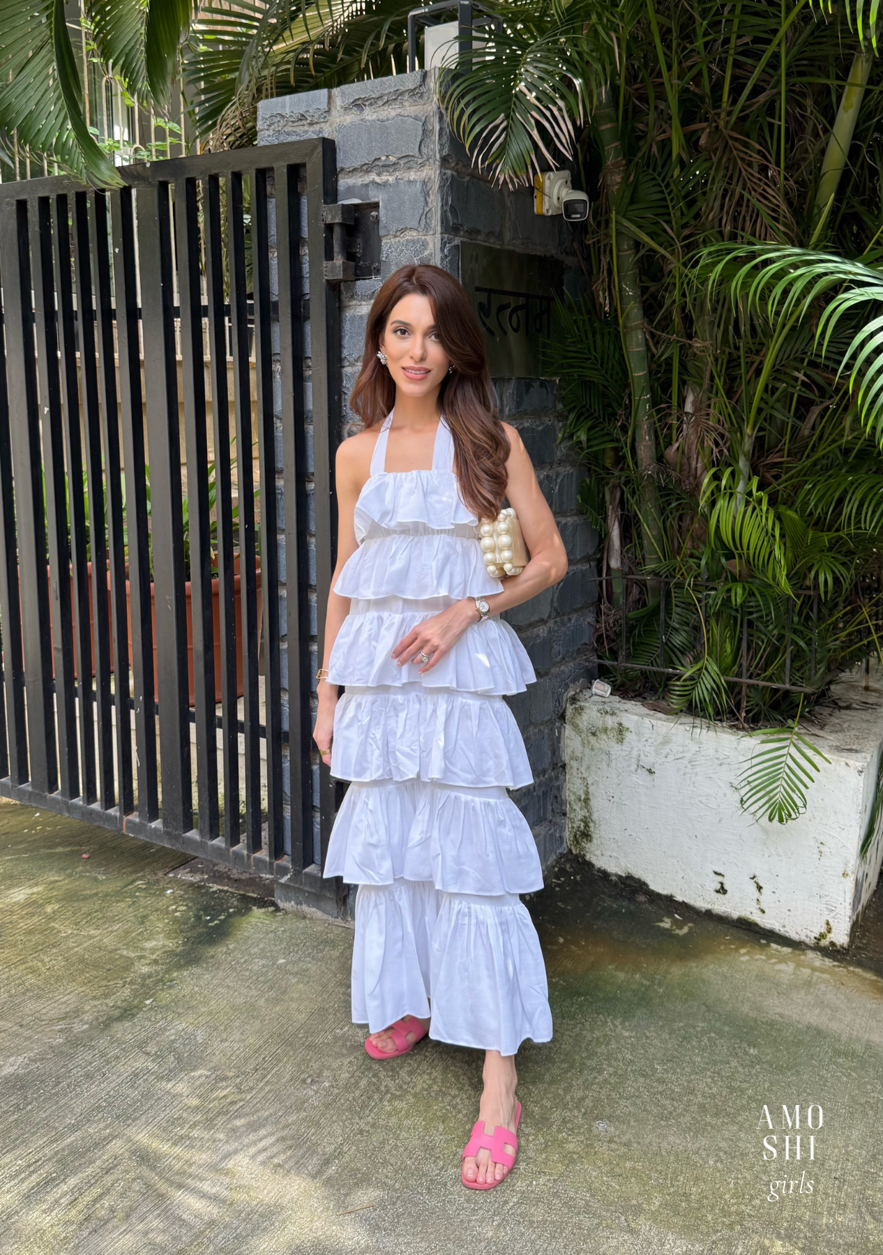 Remi Dress (White) As Seen On Maia Sethna