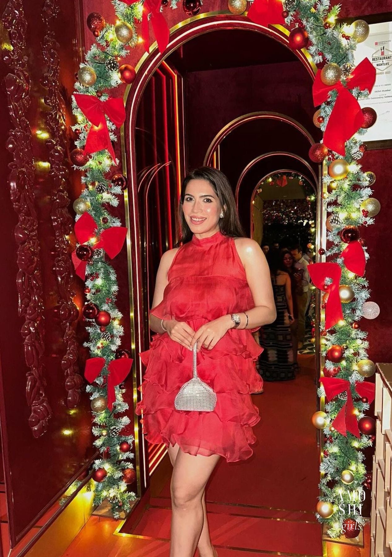 Kanika Khatri As seen in our Cassie Dress (Red)