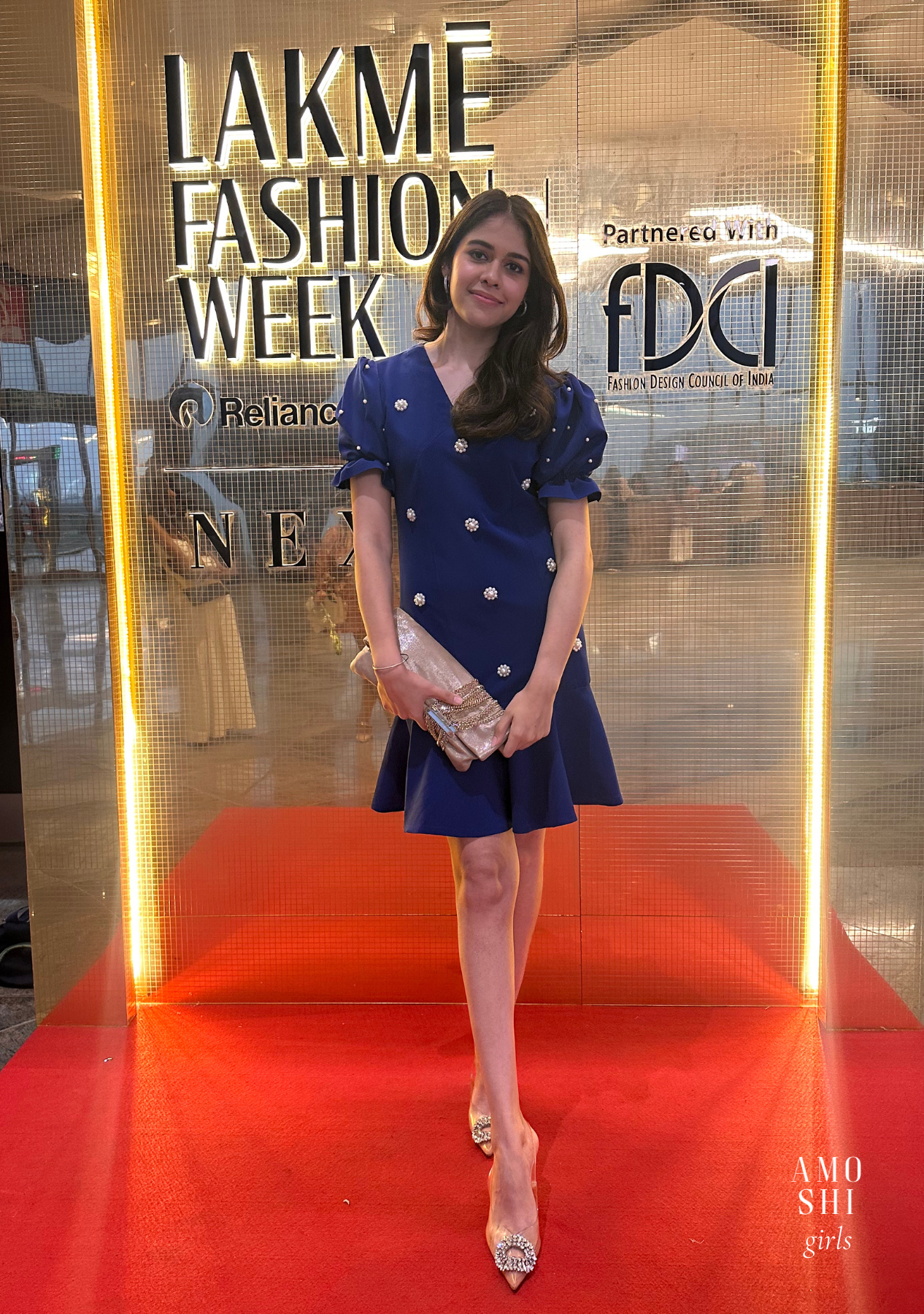 Fiona Dress (Blue) as seen on Arushi