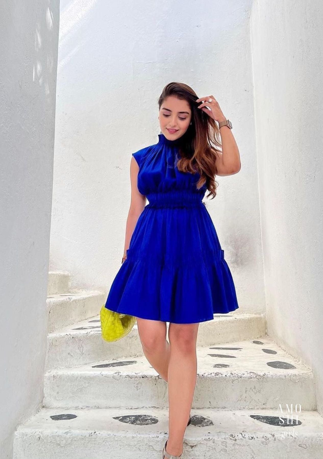 Jenna Dress as seen on Shivani Girdhar (Blue)