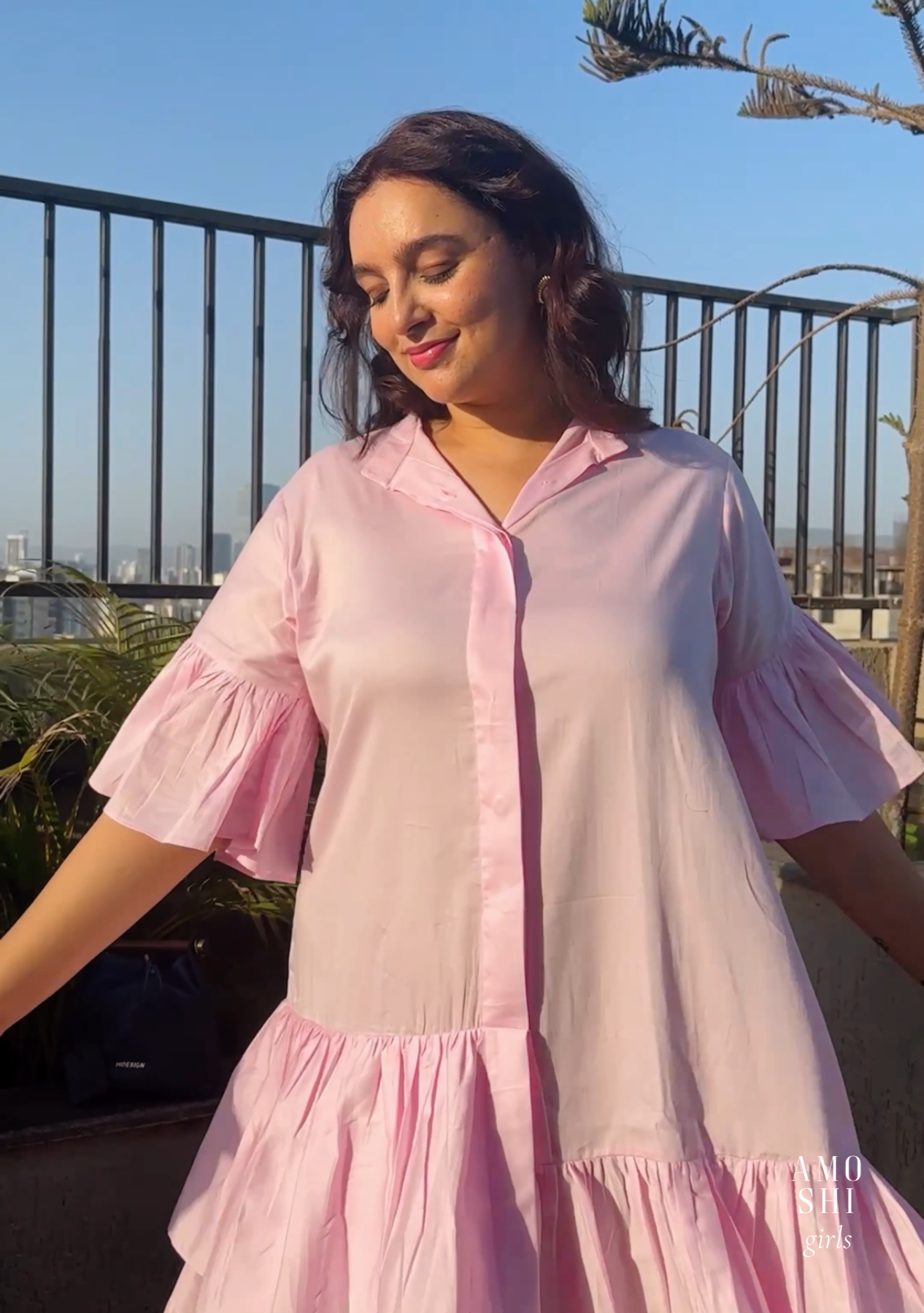 Marni Mini Dress (Pink) As Seen On Appurva Rampal