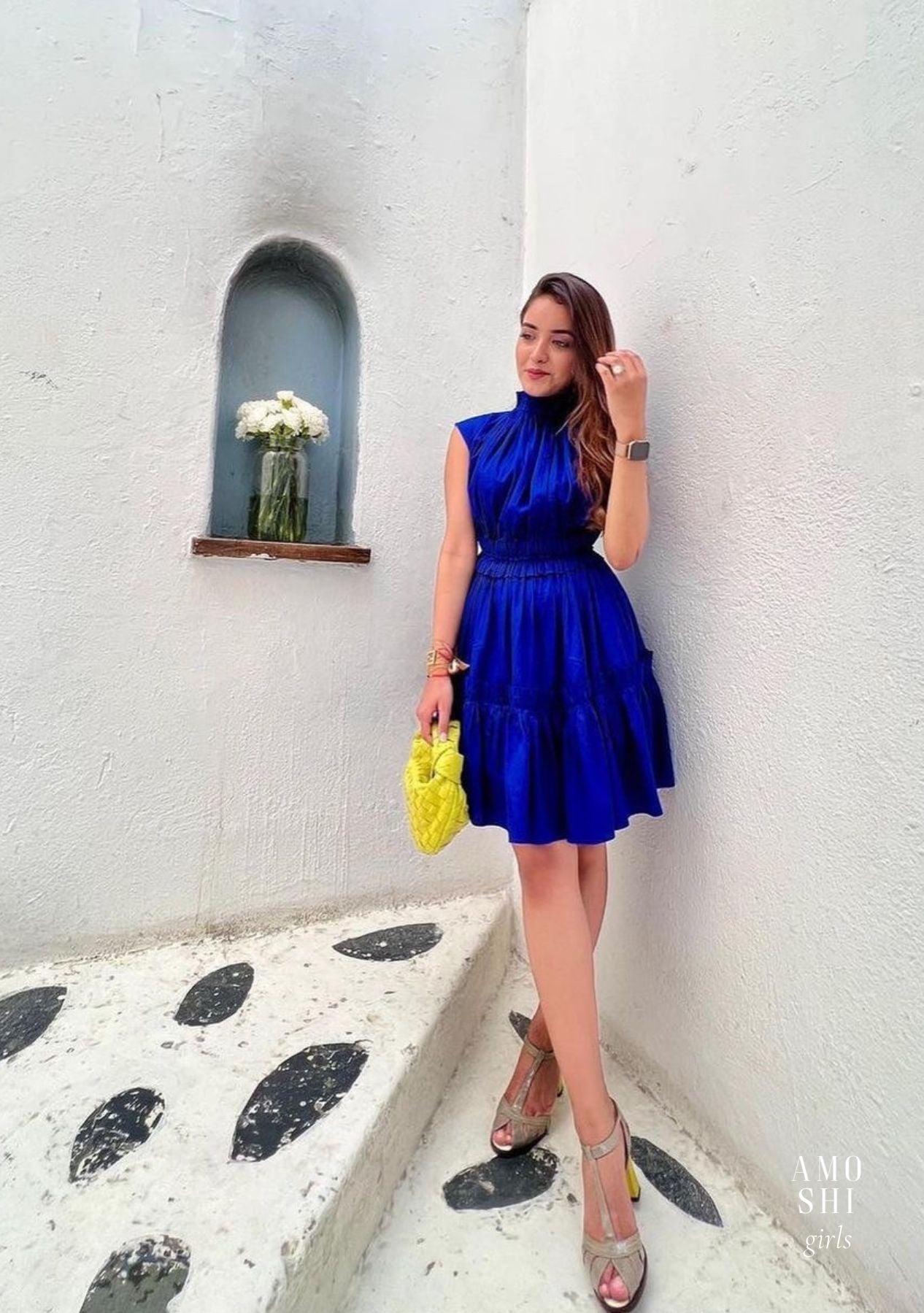 Jenna Dress as seen on Shivani Girdhar (Blue)