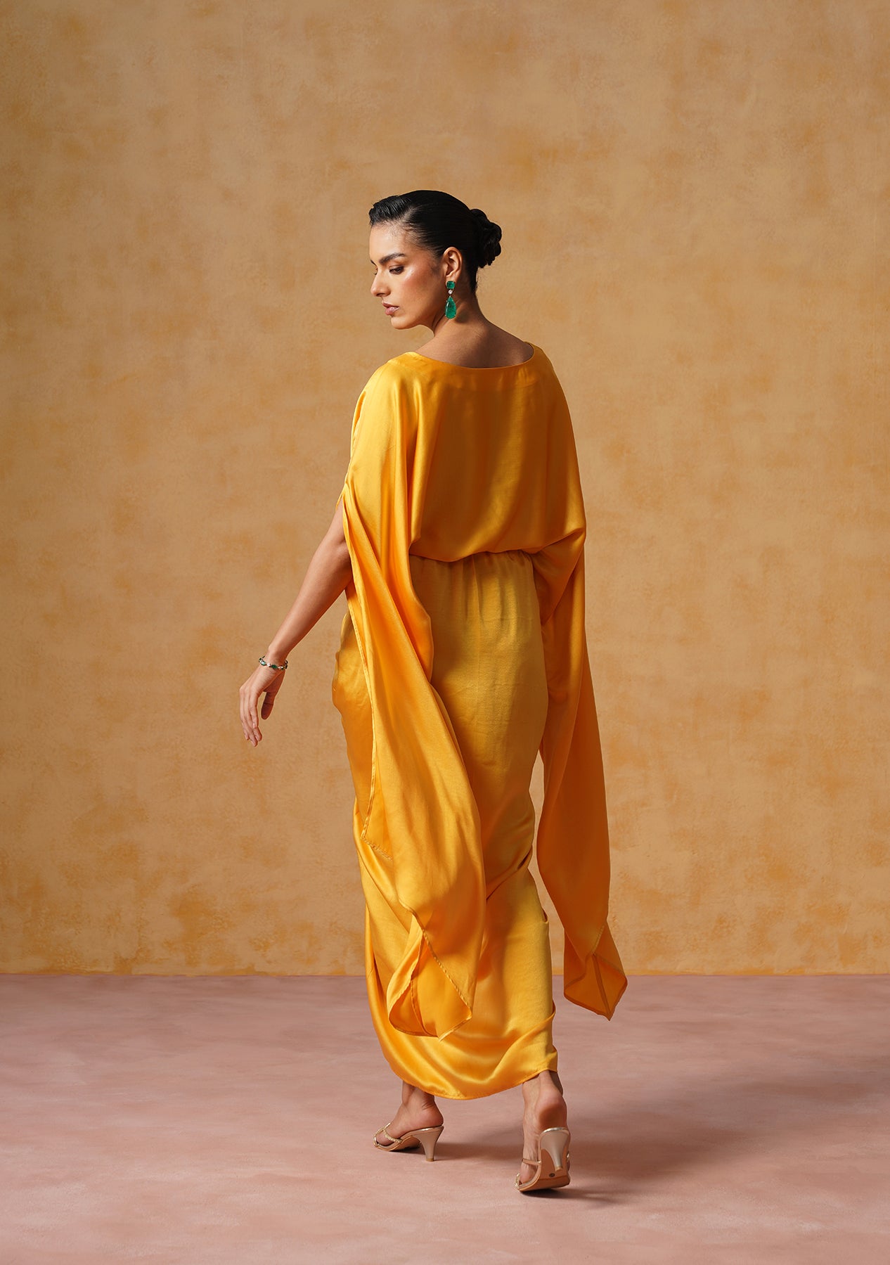 Dira Skirt Co-ord Set (Amber)