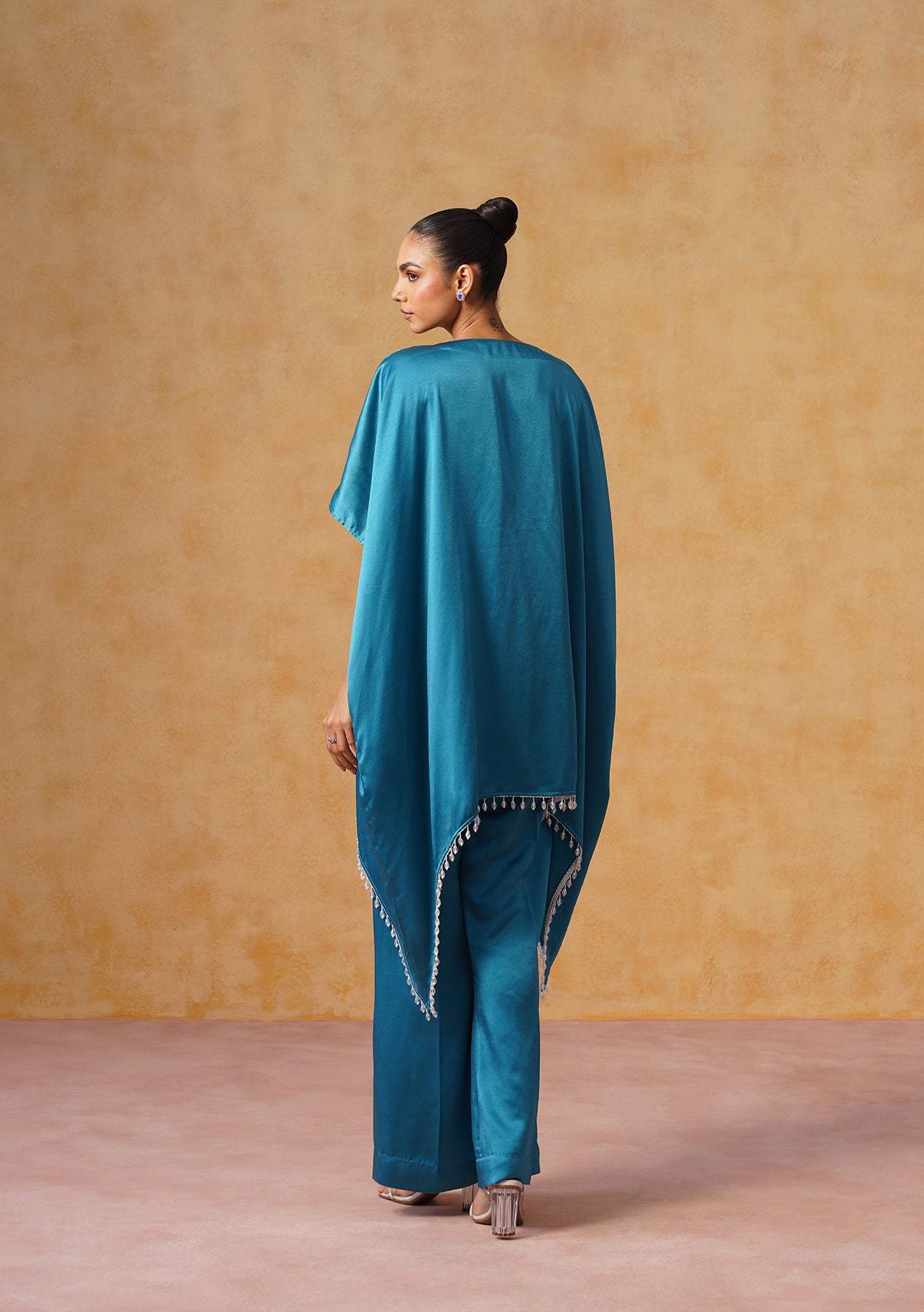 Amara Kaftan Co-ord Set (Teal)