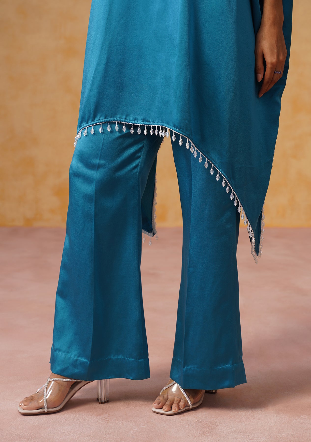 Amara Kaftan Co-ord Set (Teal)