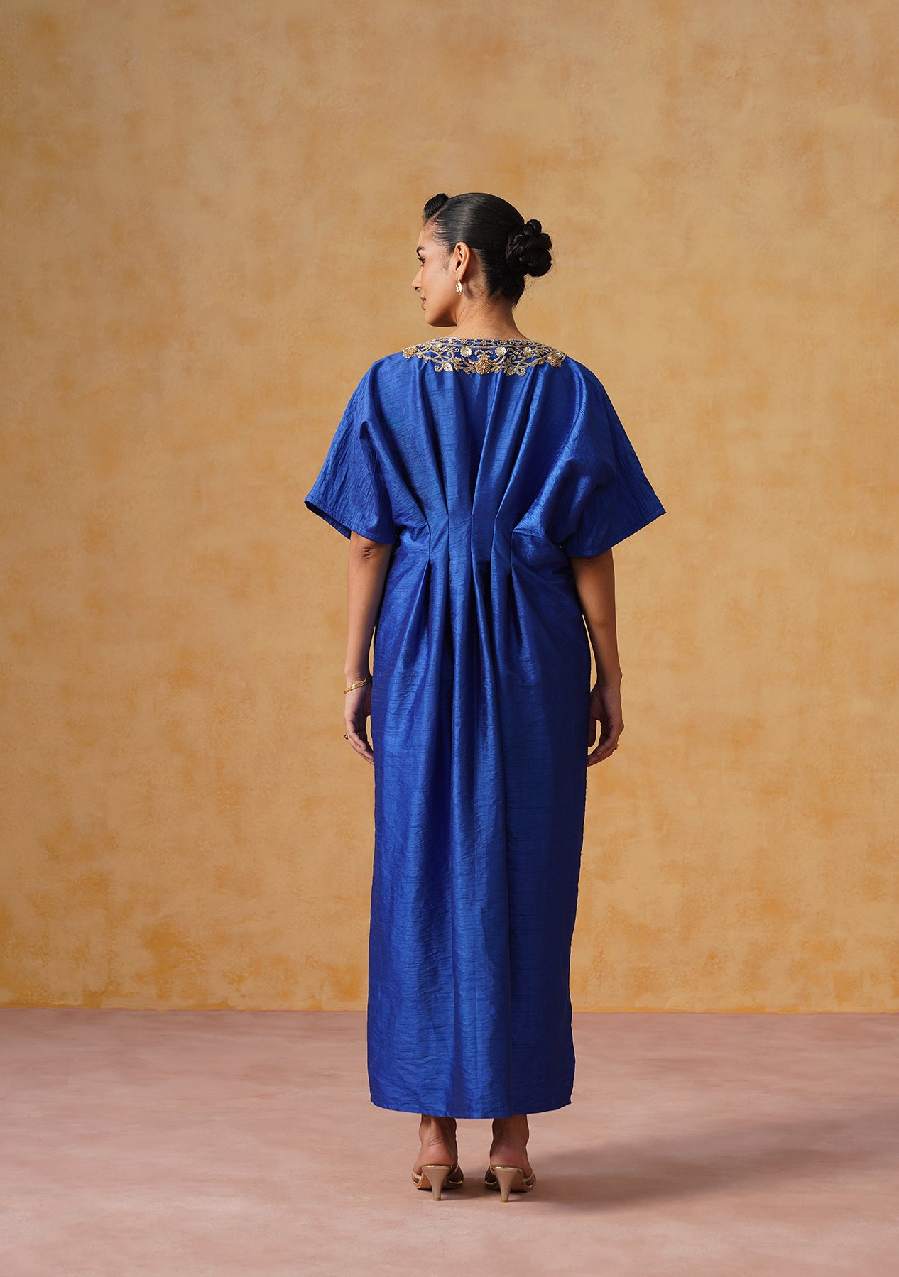 Reva Kaftan Dress (Royal Blue)