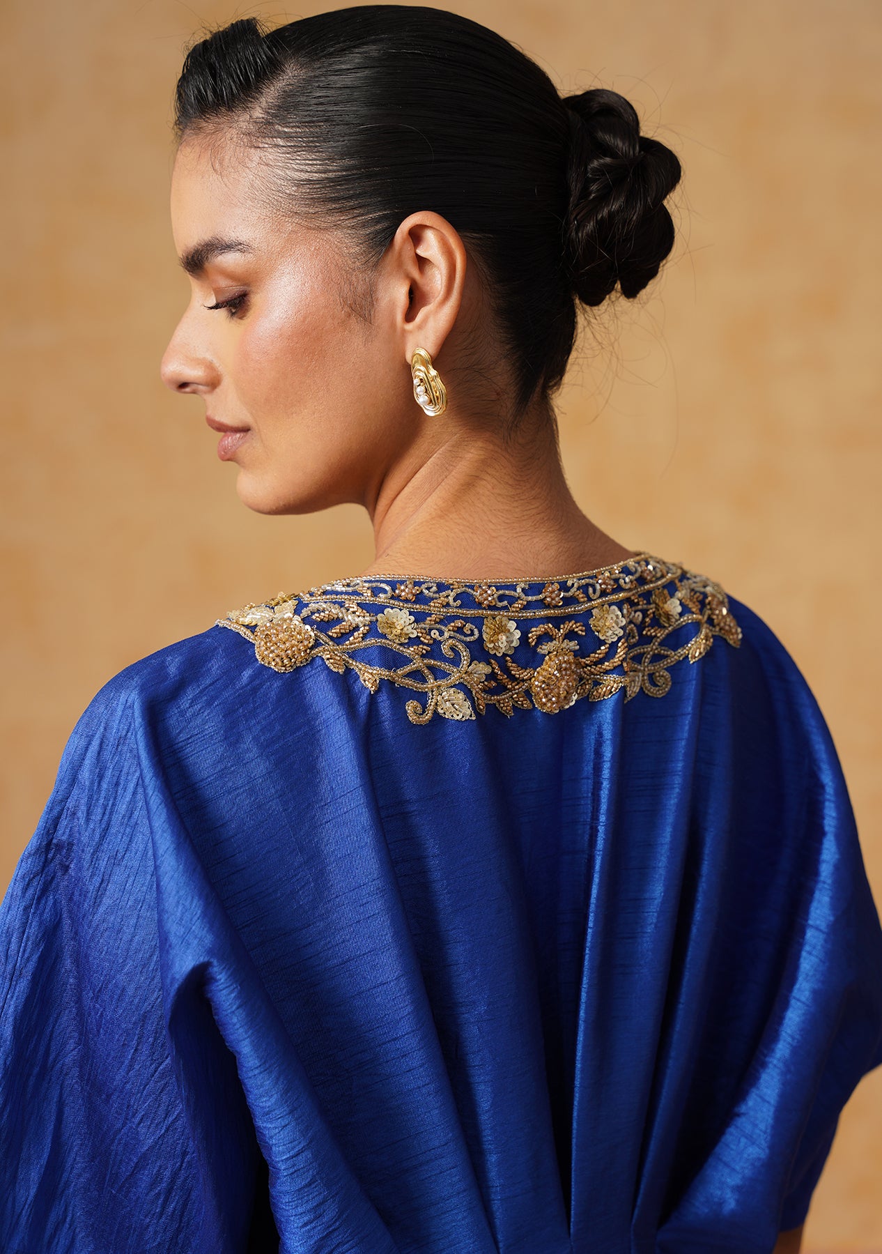 Reva Kaftan Dress (Royal Blue)