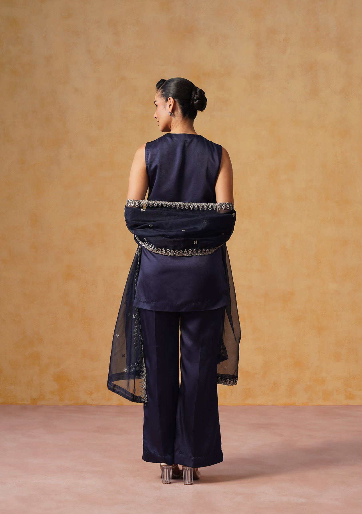 Sana Suit Set (Navy Blue)