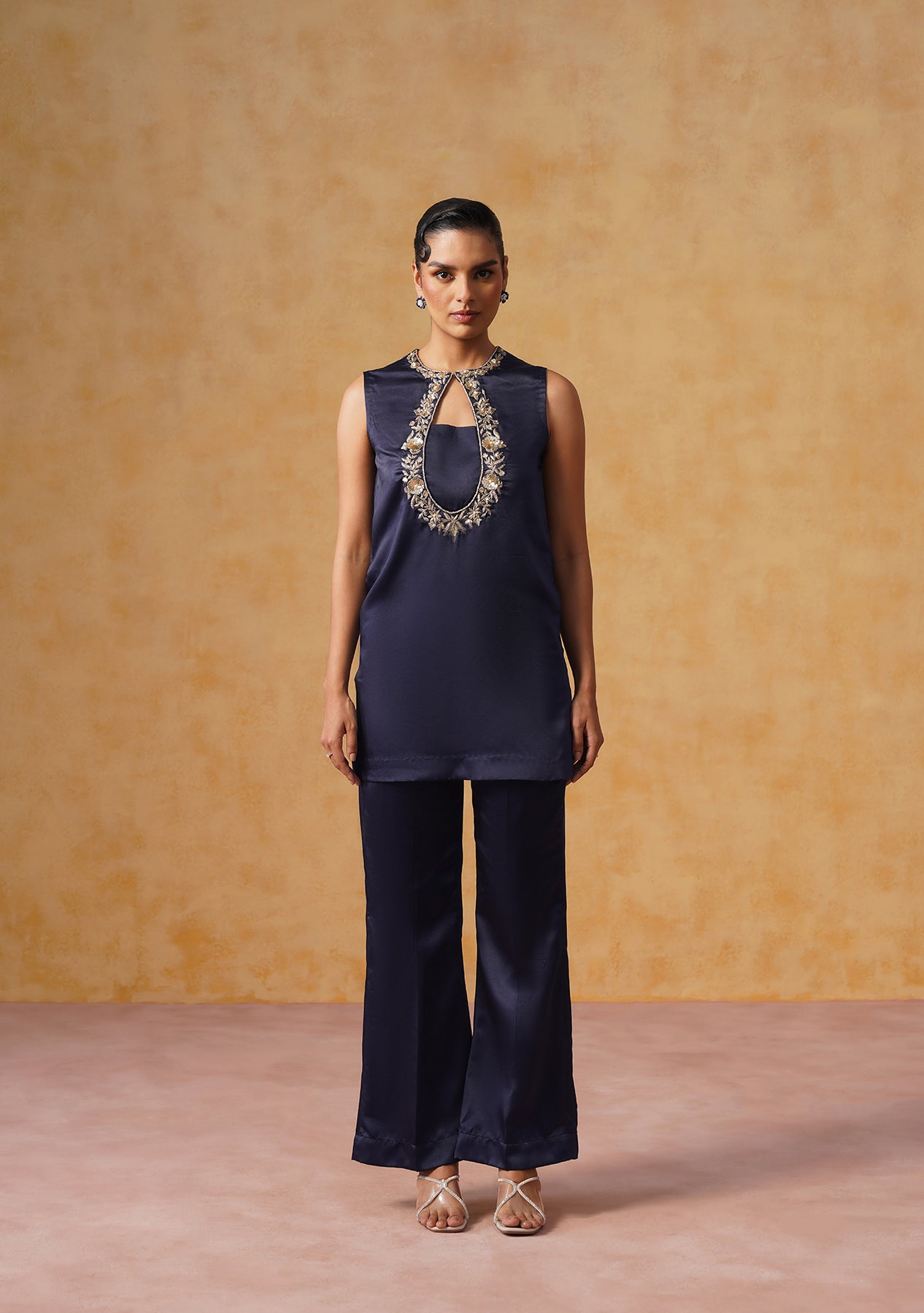 Sana Suit Set (Navy Blue)