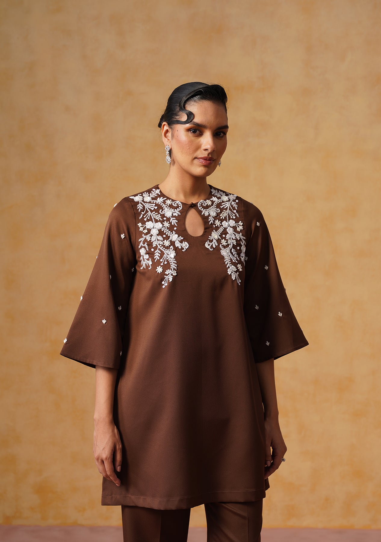 Ziya Co-ord Set (Chocolate Brown)