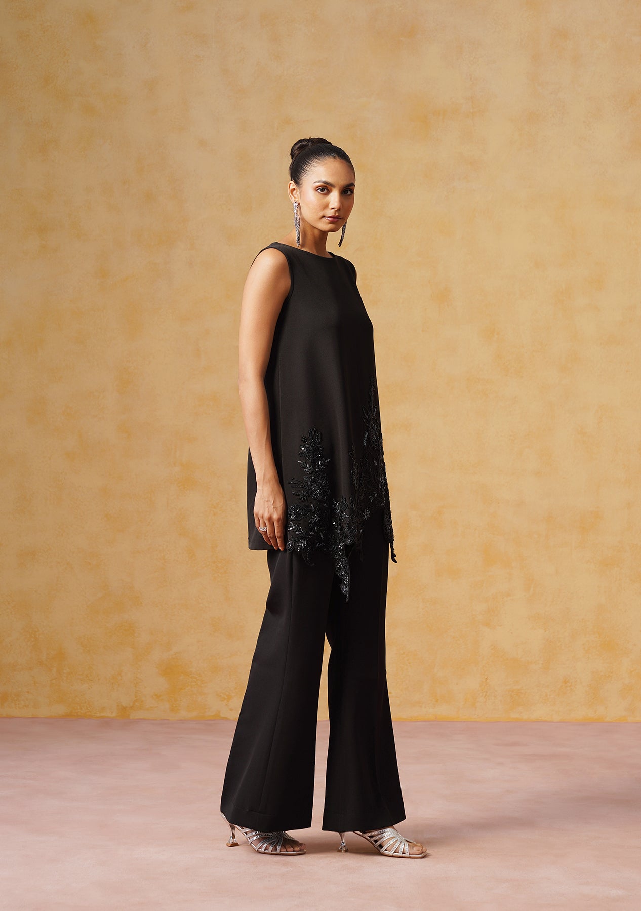 Meher Tunic Set (Black)
