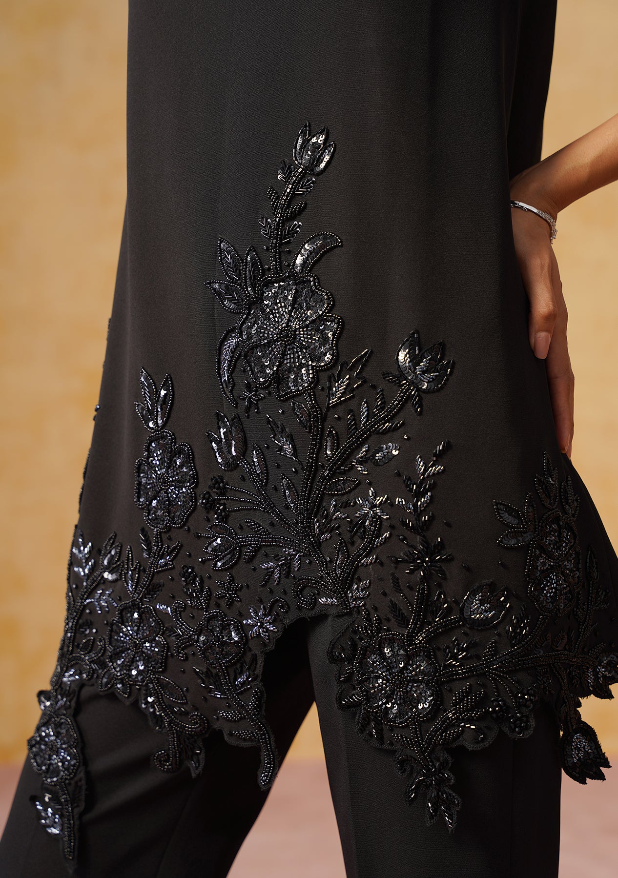 Meher Tunic Set (Black)