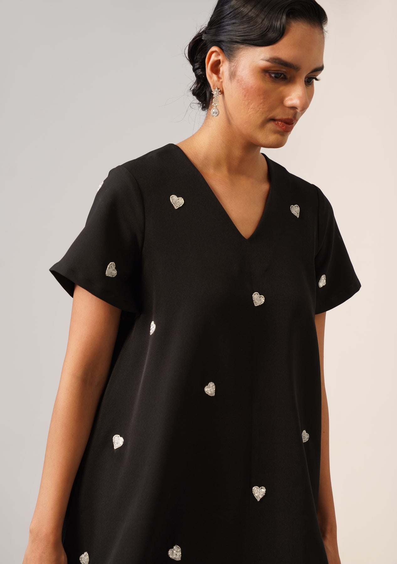 Lovelace Mini Dress (Black)