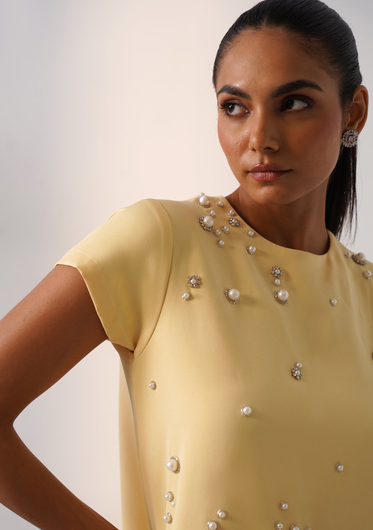 Cheetah Dress (Butter Yellow)