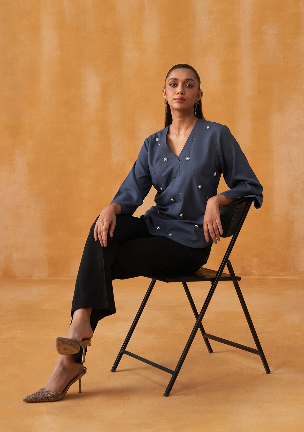 Flora Top (Grey)