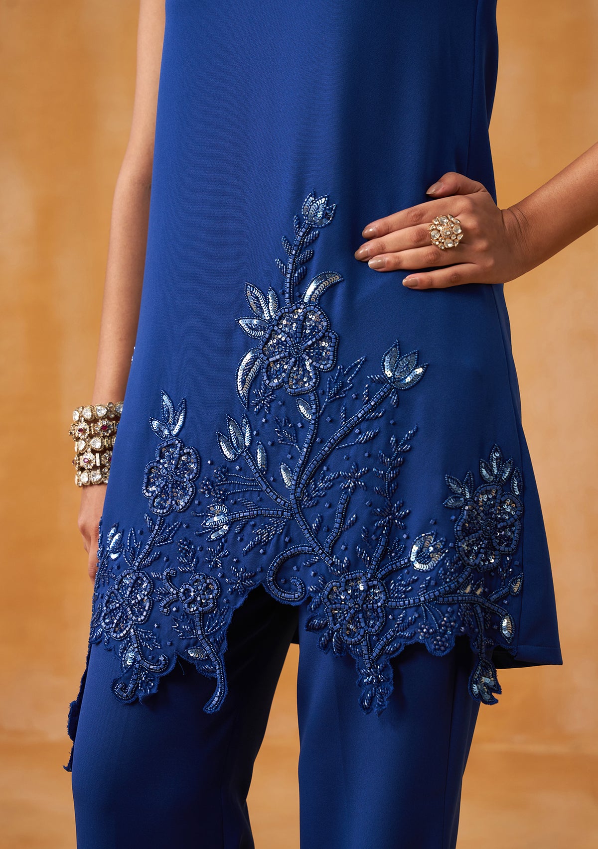 Meher Tunic Set (Blue)