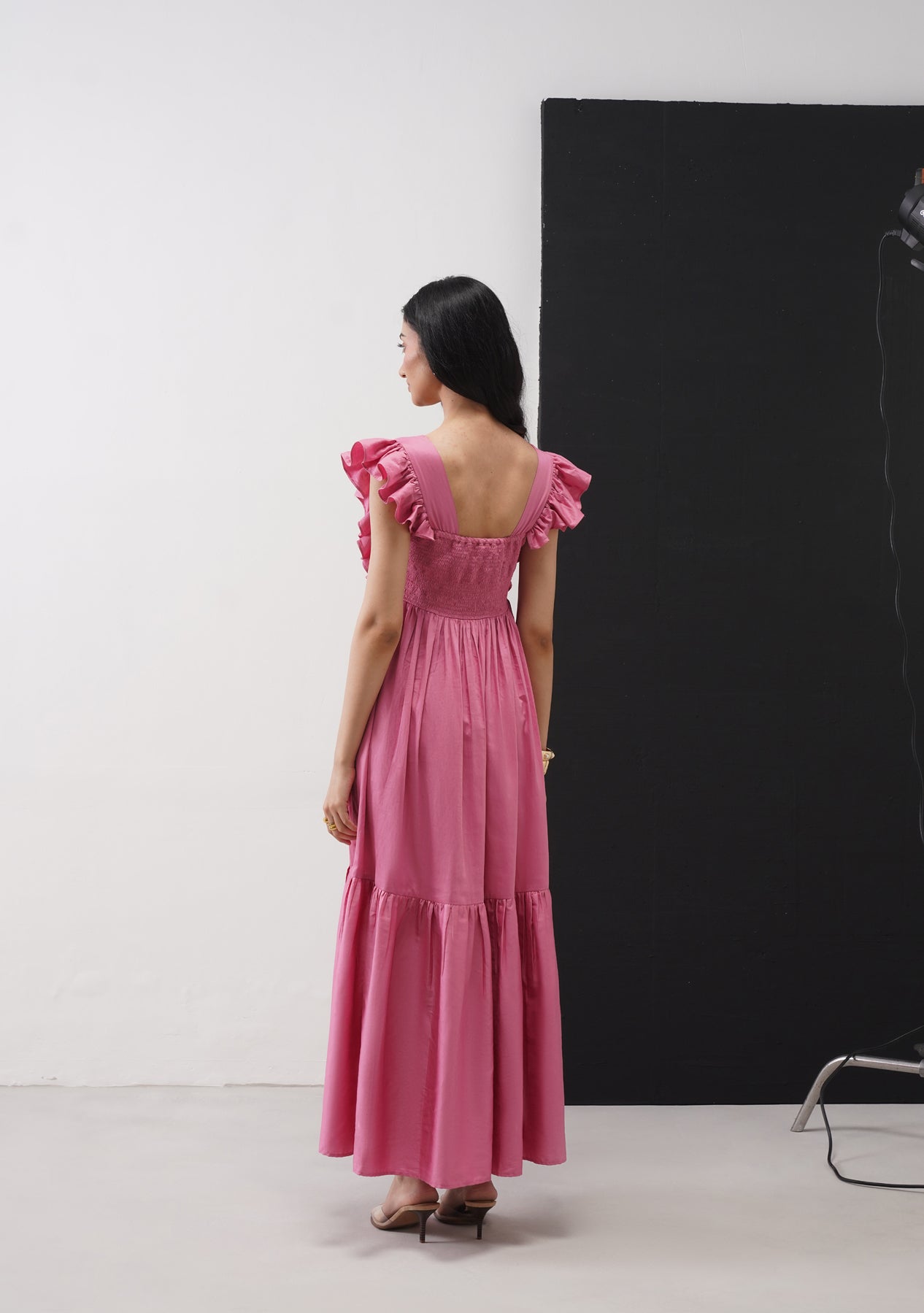 Amalfi Maxi Dress (Blush Pink)