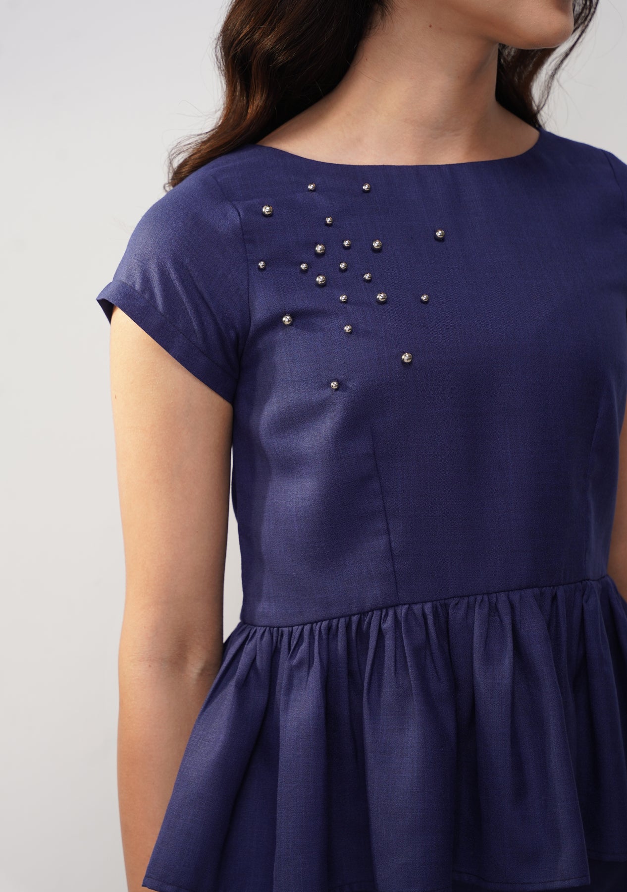 Avery Co-ord Set (Navy Blue)