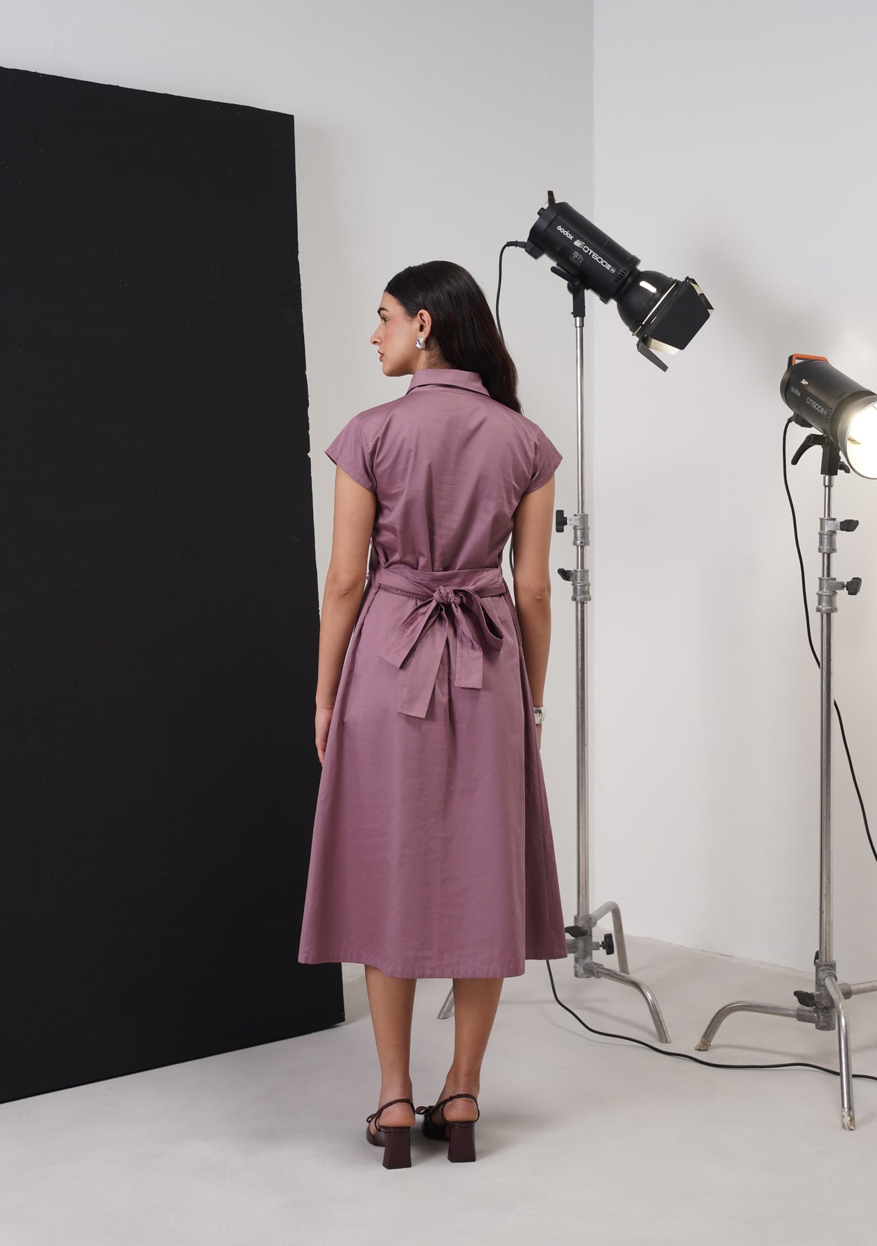 Gloria Midi Dress (Onion)