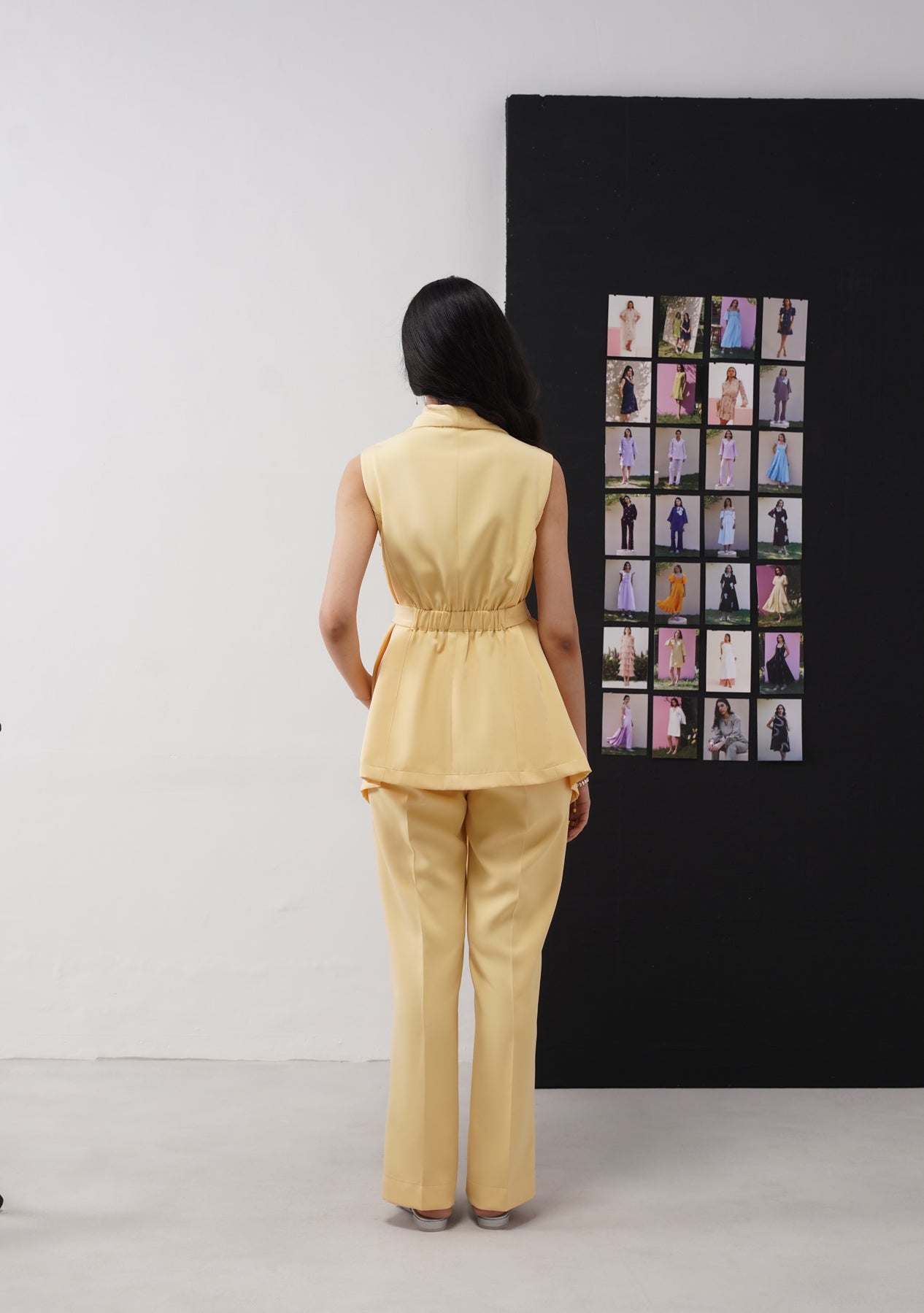 Crystal Drop Co-ord Set (Butter Yellow)