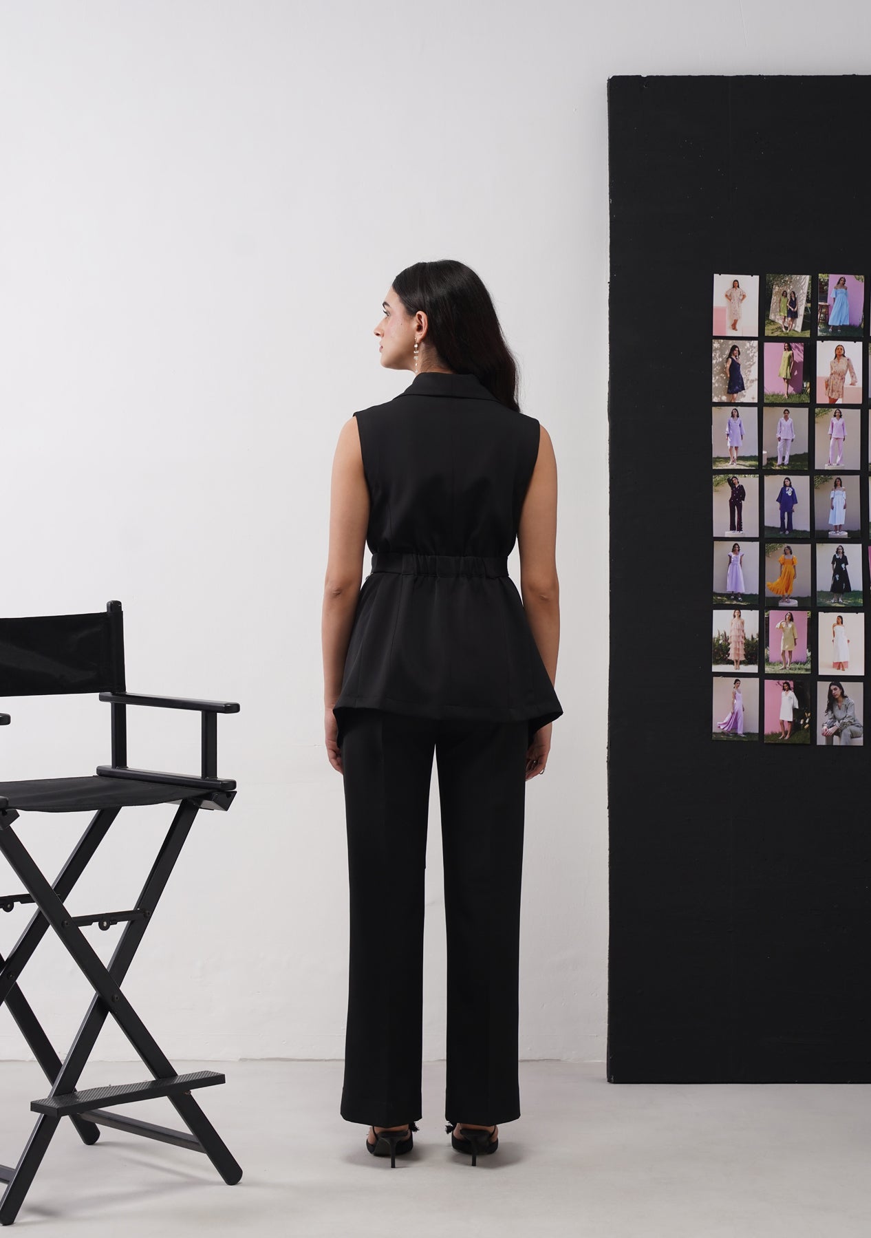 Crystal Drop Co-ord Set (Black)