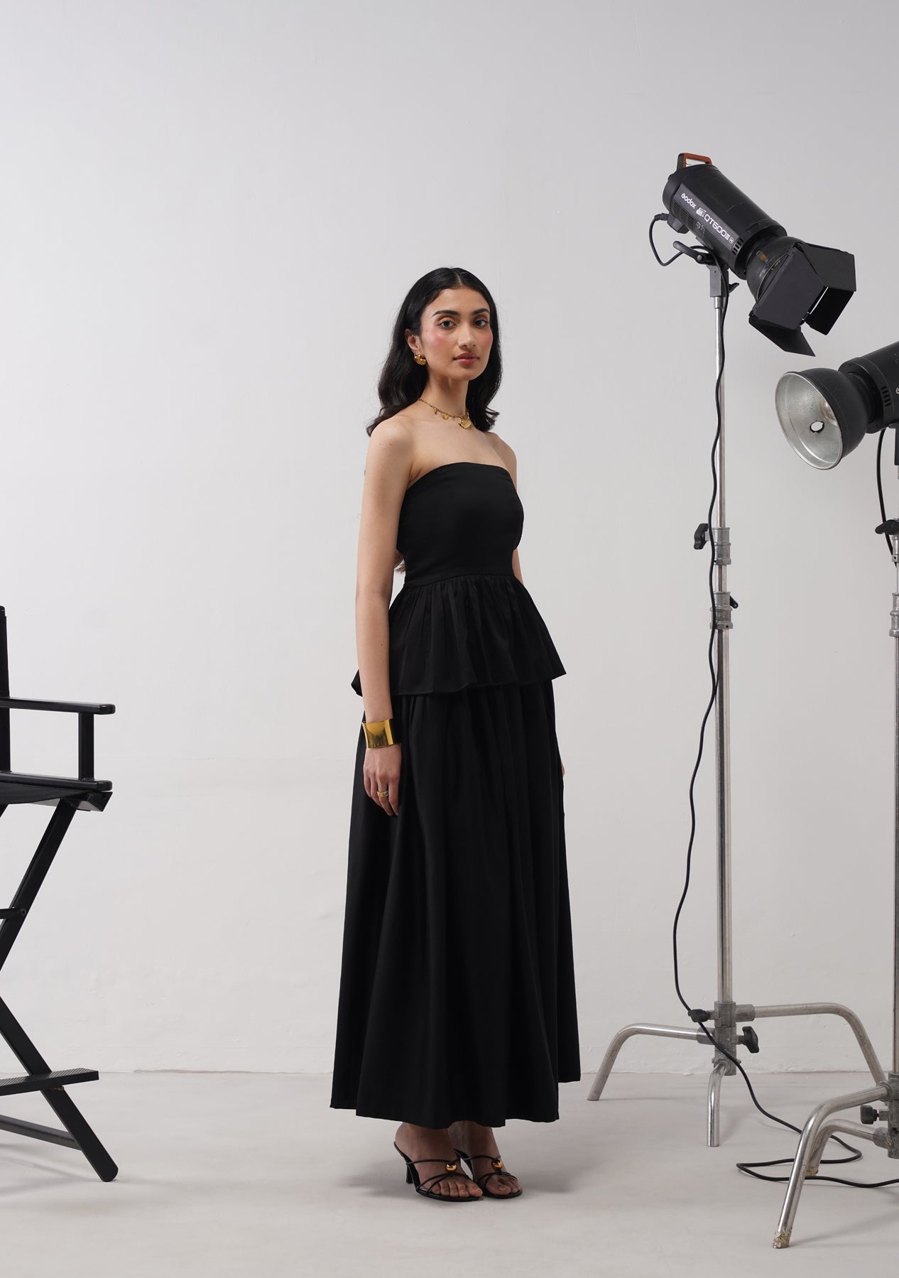 Willow Skirt Co-ord Set (Black)