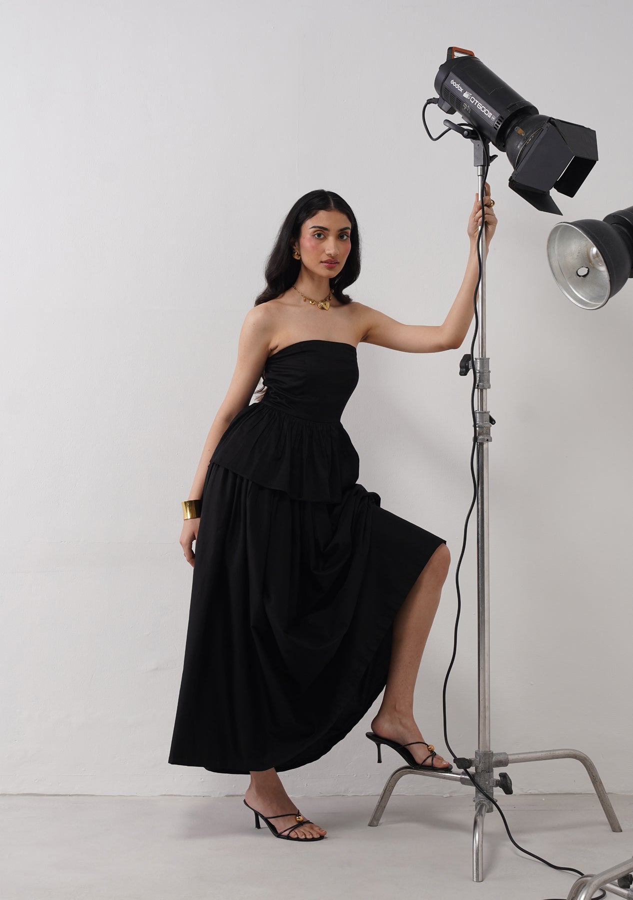 Willow Skirt Co-ord Set (Black)