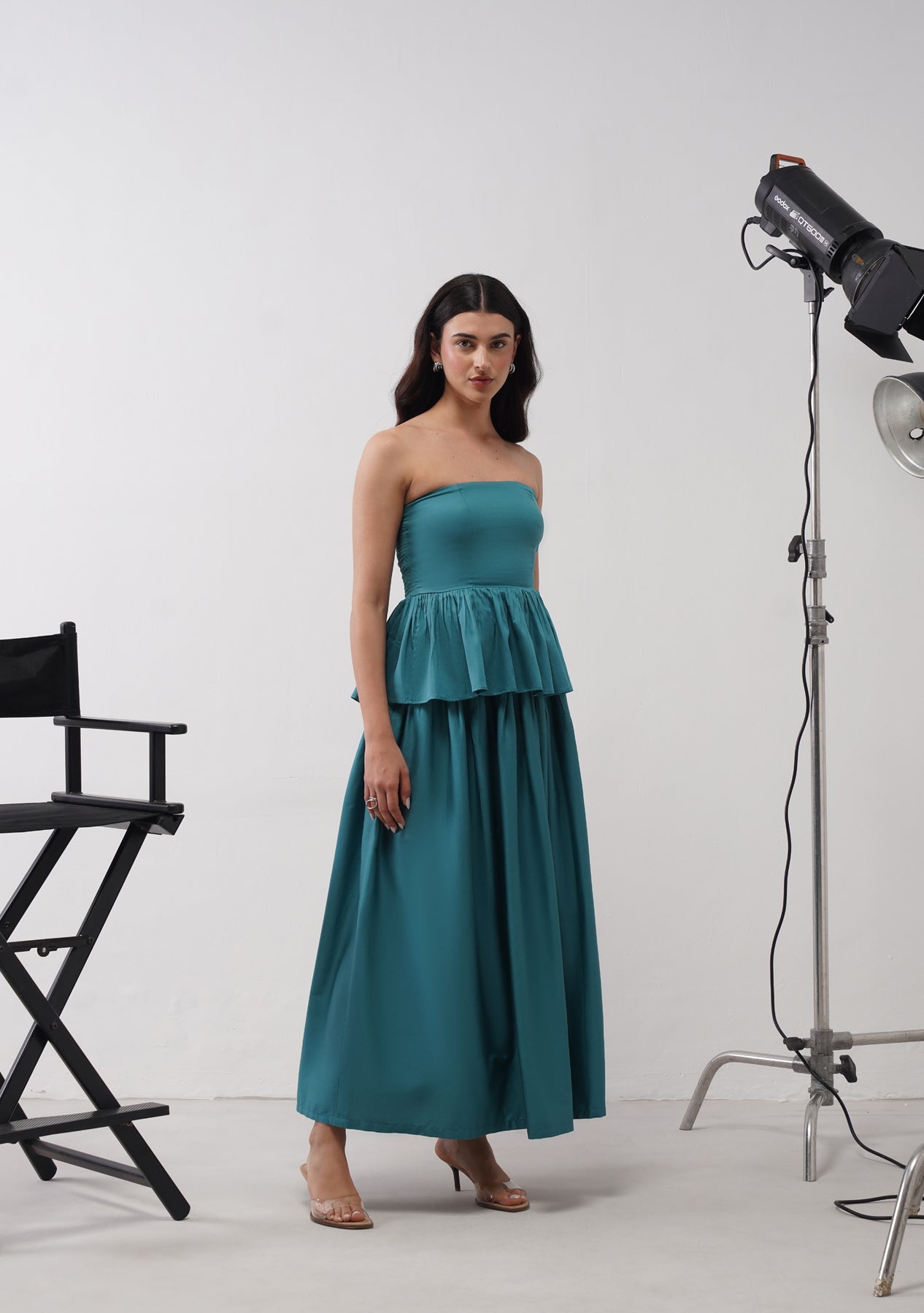 Willow Skirt Co-ord Set (Teal)