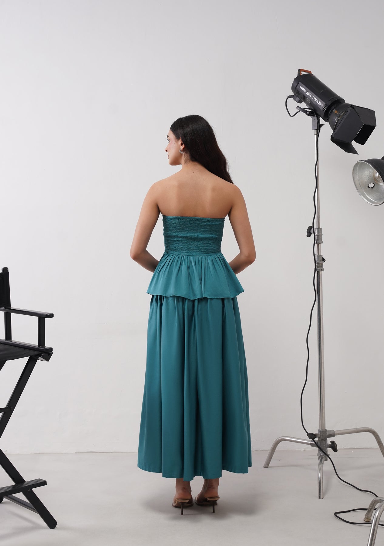 Willow Skirt Co-ord Set (Teal)