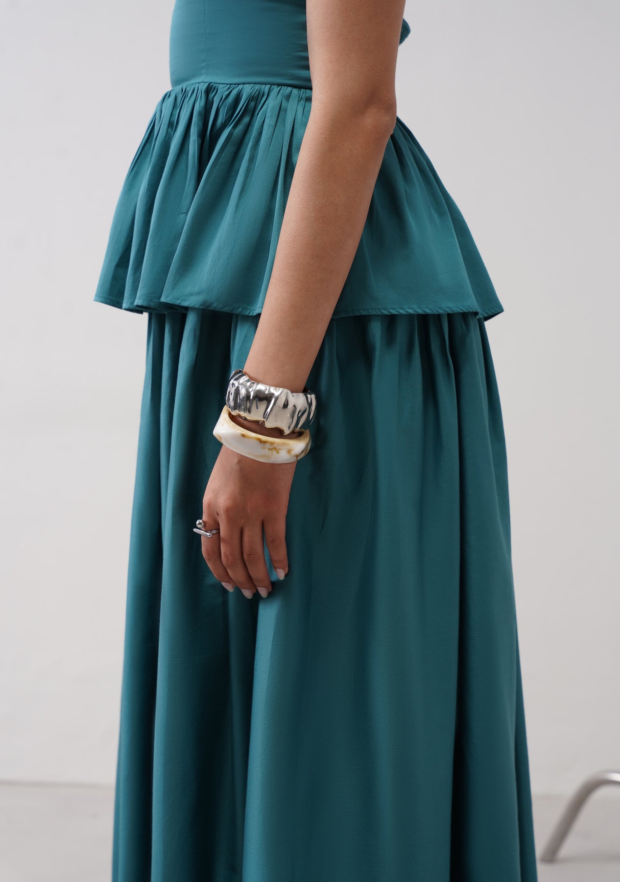 Willow Skirt Co-ord Set (Teal)