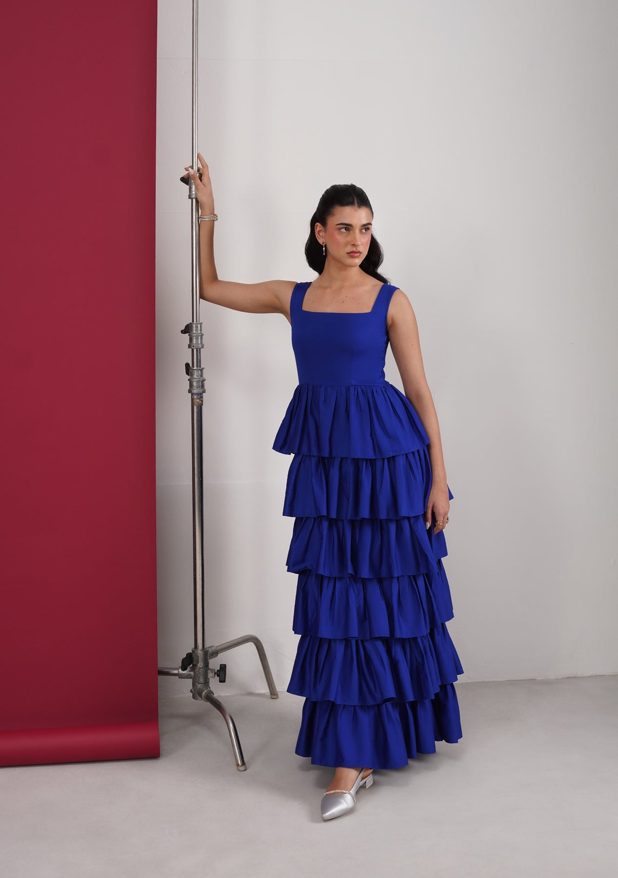 Maia Midi Dress (Royal Blue)
