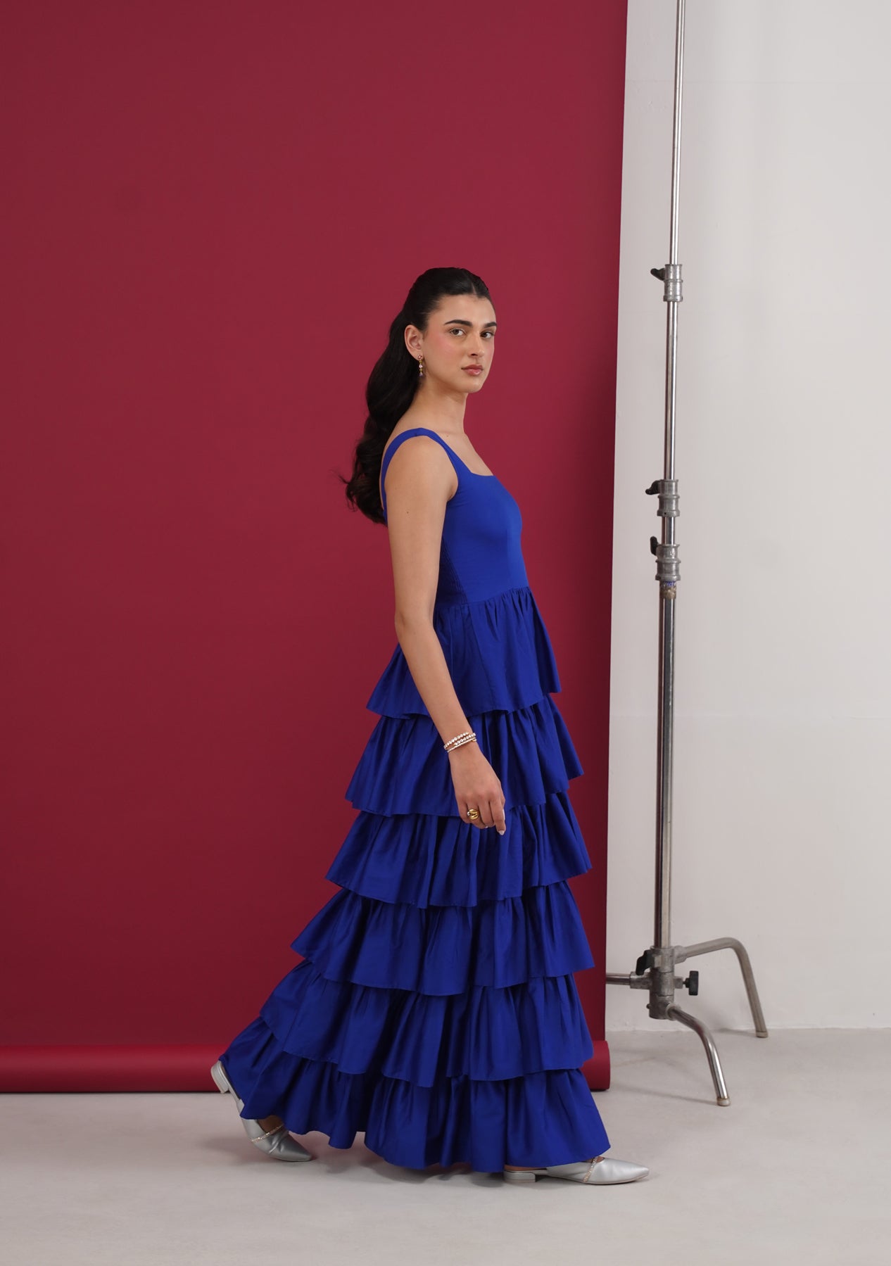 Maia Midi Dress (Royal Blue)