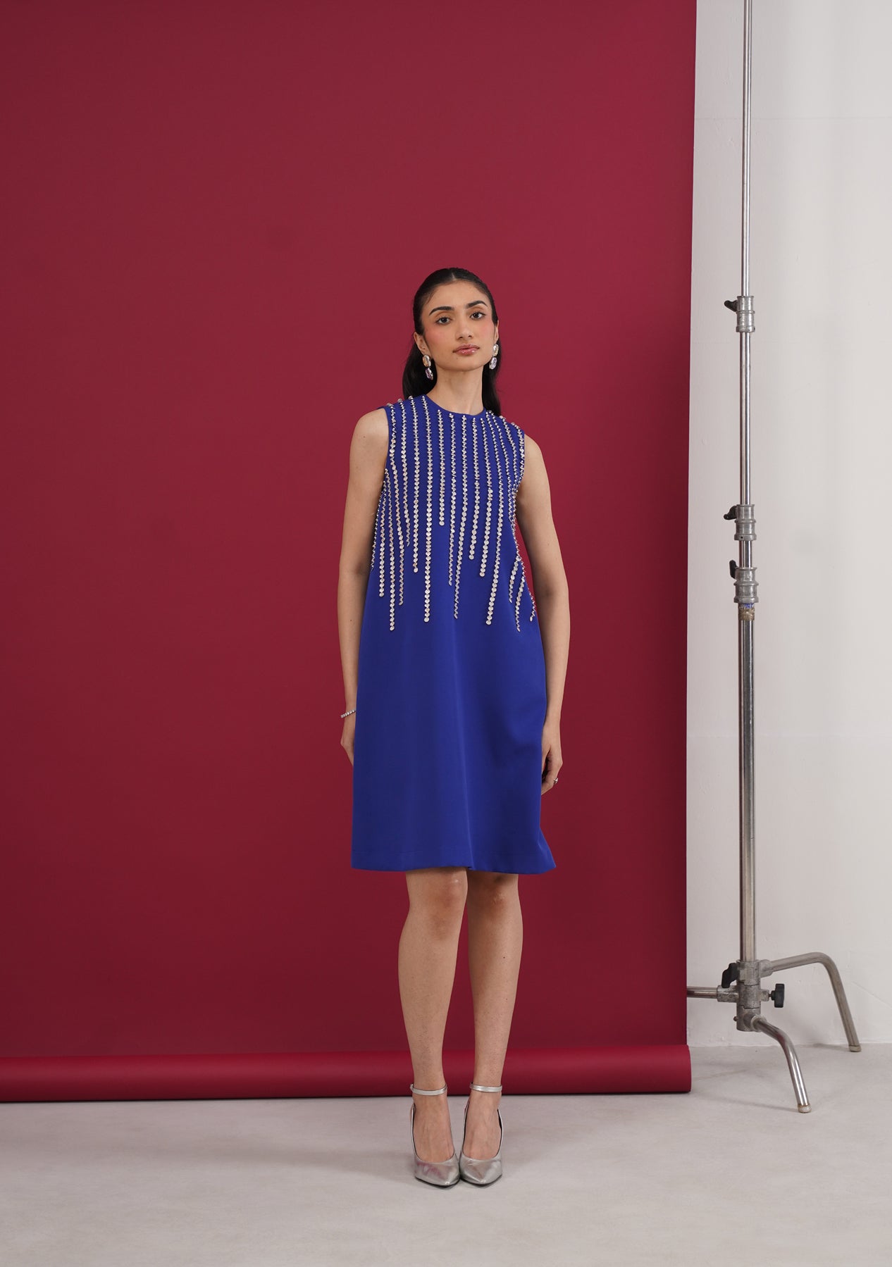 Patra Mini Dress (Blue)