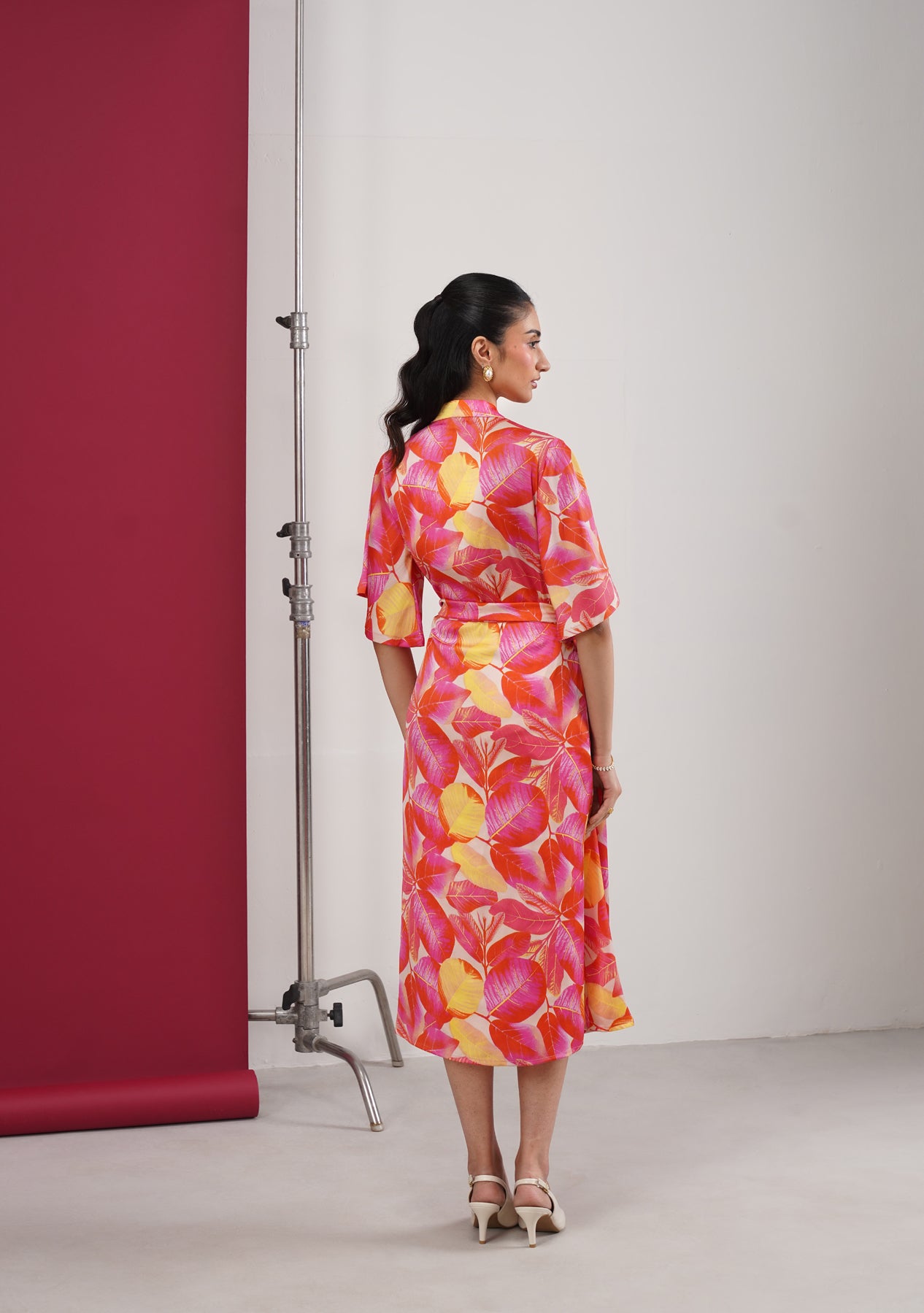Tropical Midi Dress (Multi)