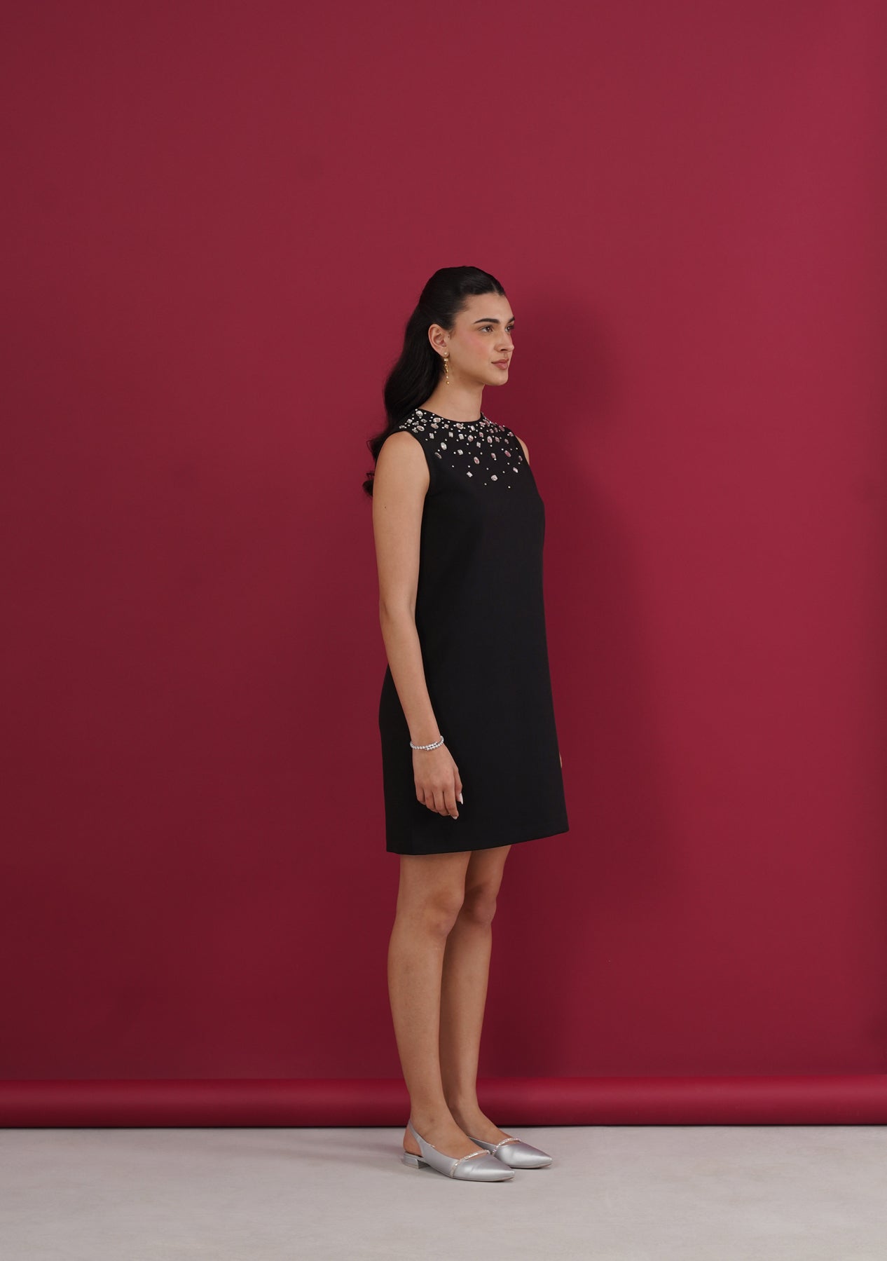 Heiress Mini Dress (Black)