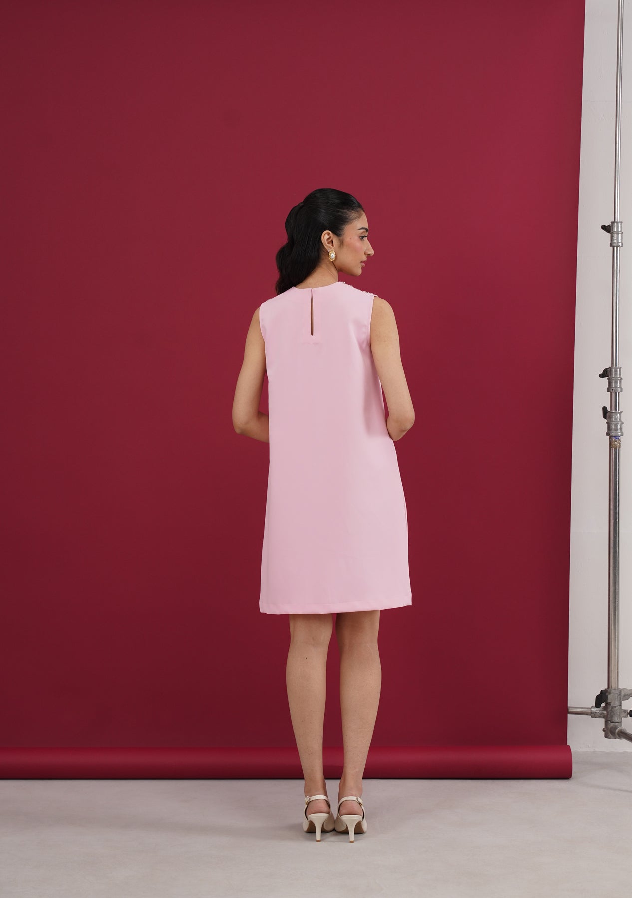 Heiress Mini Dress (Baby Pink)