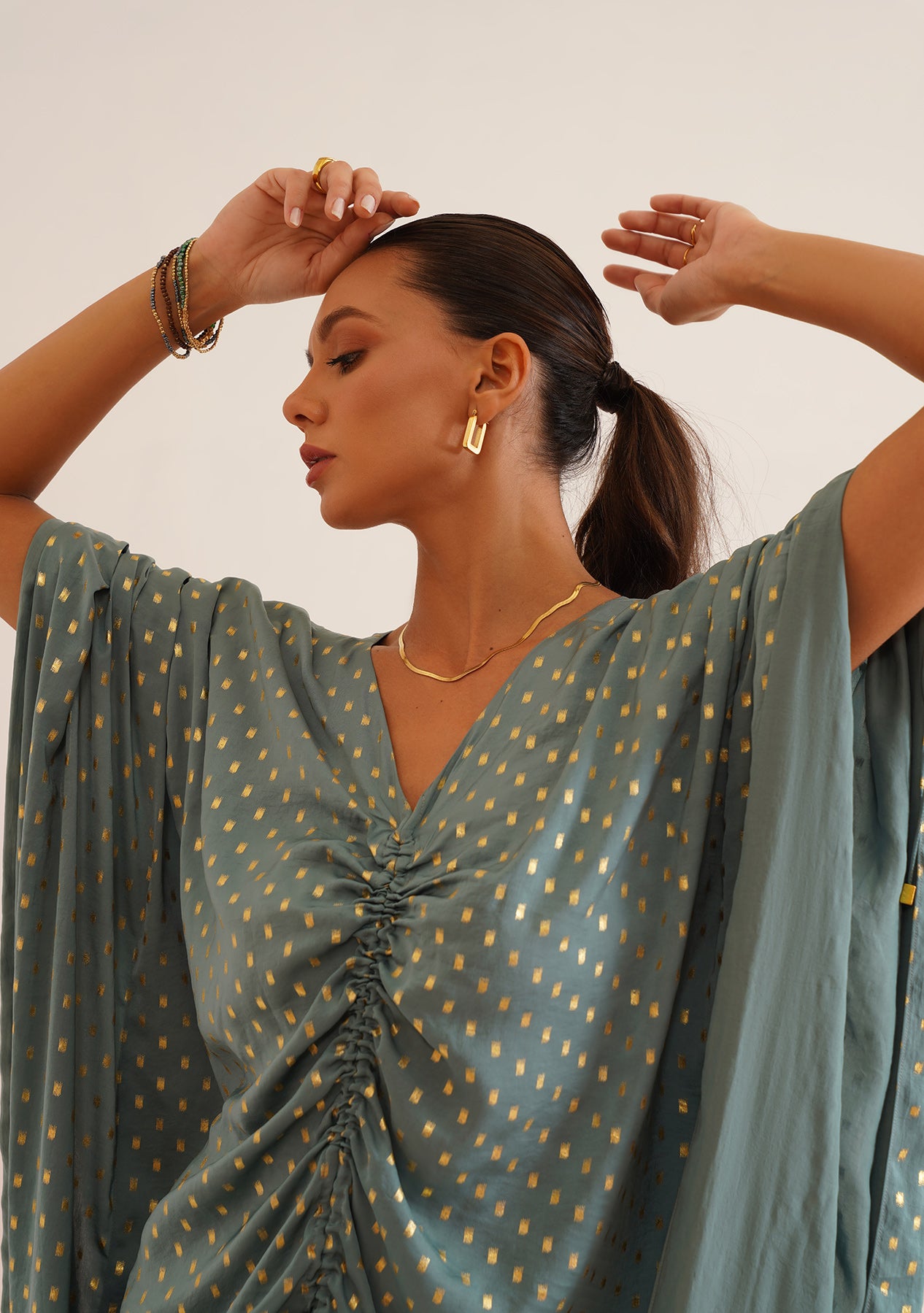 Fergie Summer Kaftan (Blue)