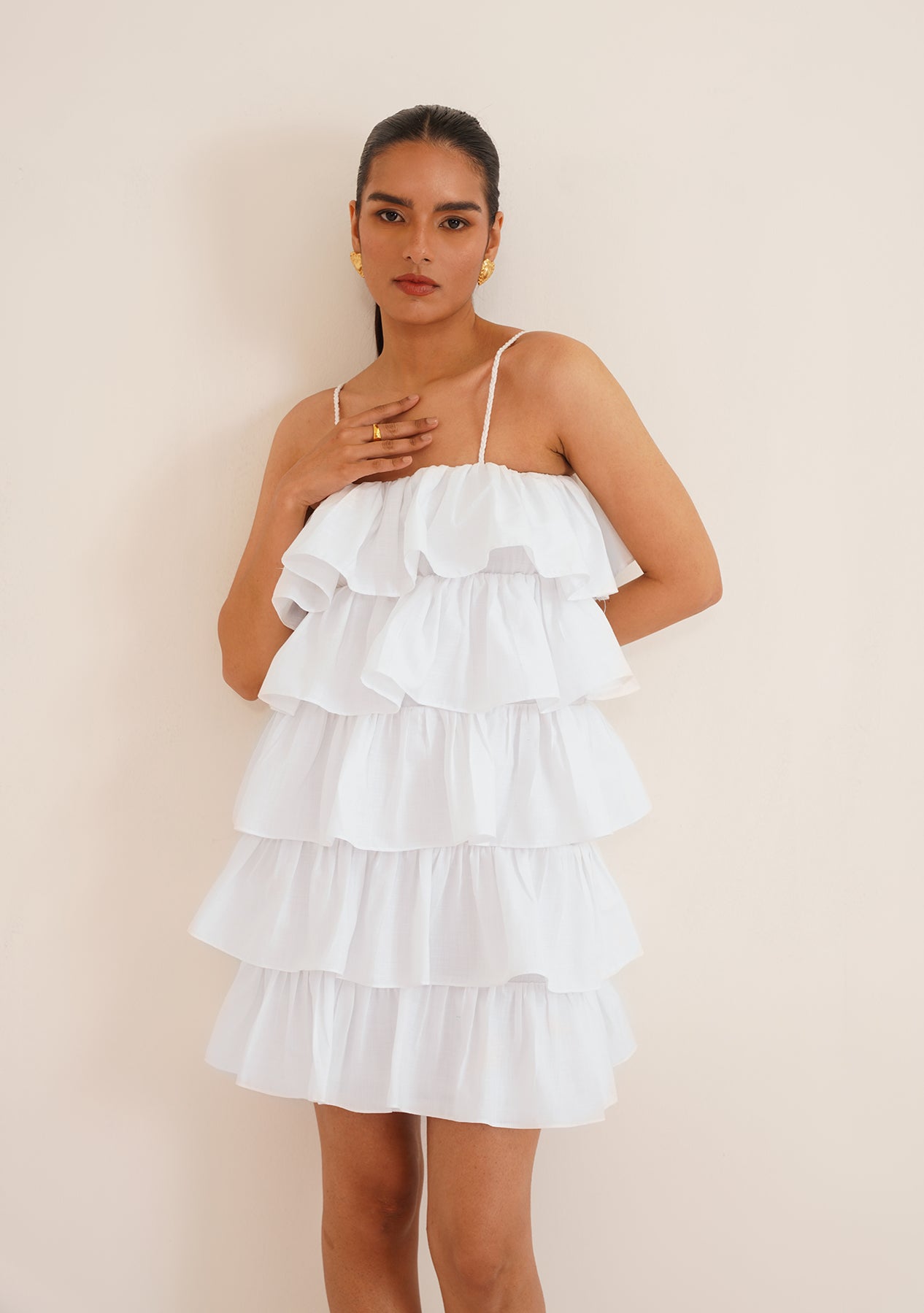 Miri Mini Dress (White)