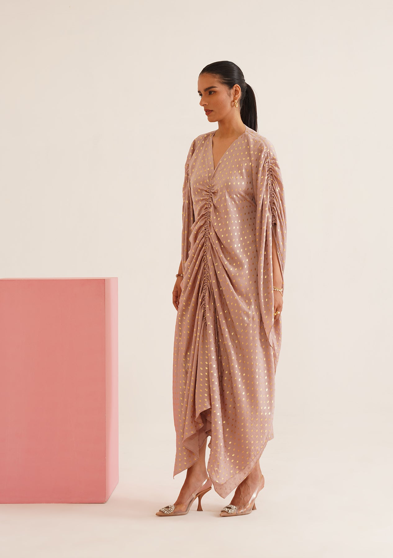 Fergie Summer Kaftan (Baby Pink)