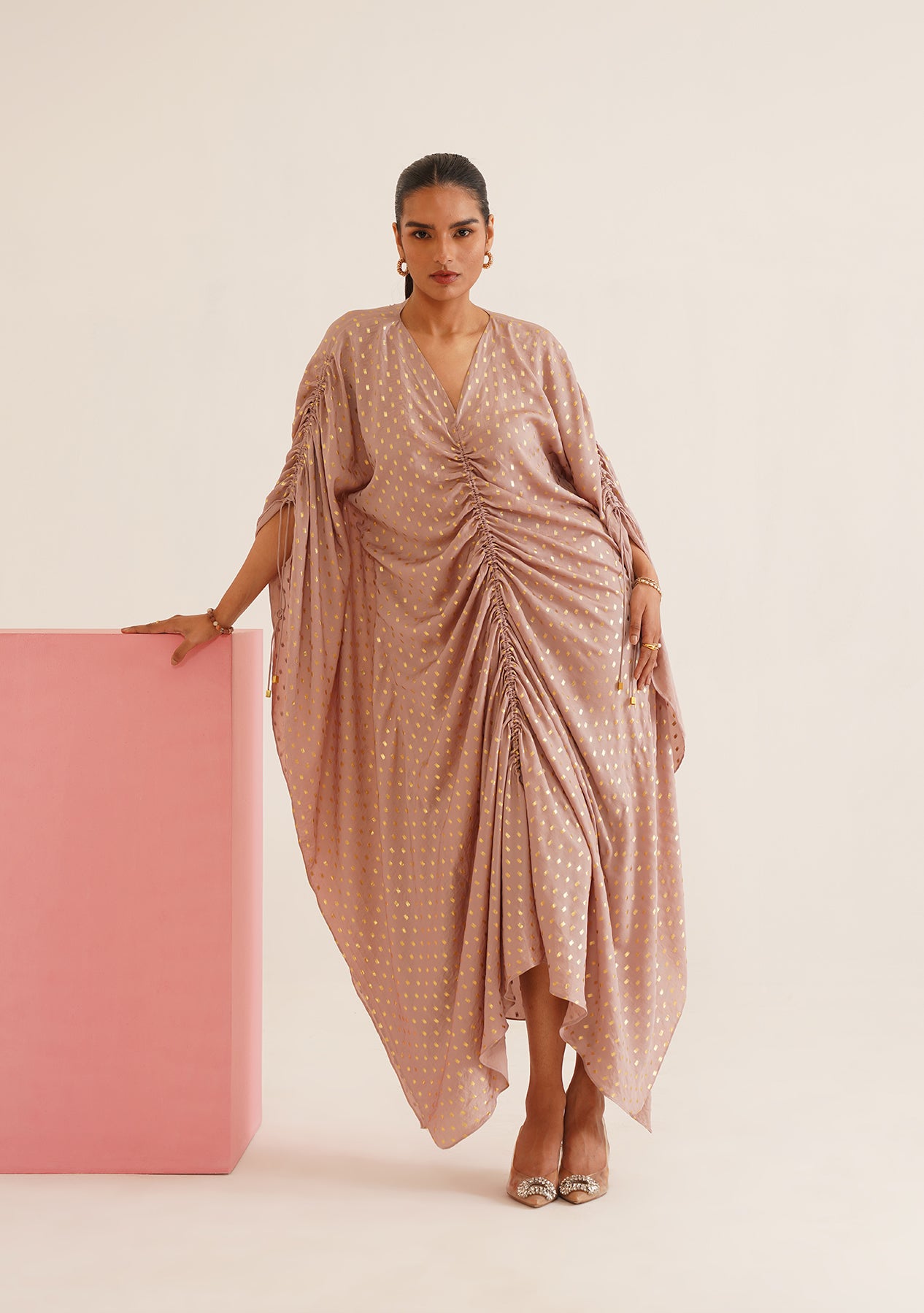 Fergie Summer Kaftan (Baby Pink)