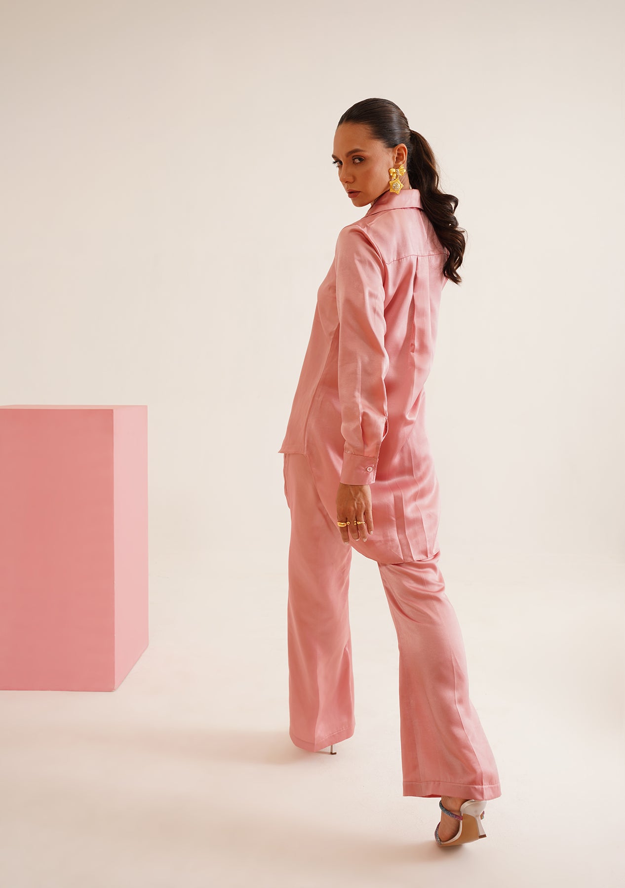 Elise Co-ord Set (Pink)