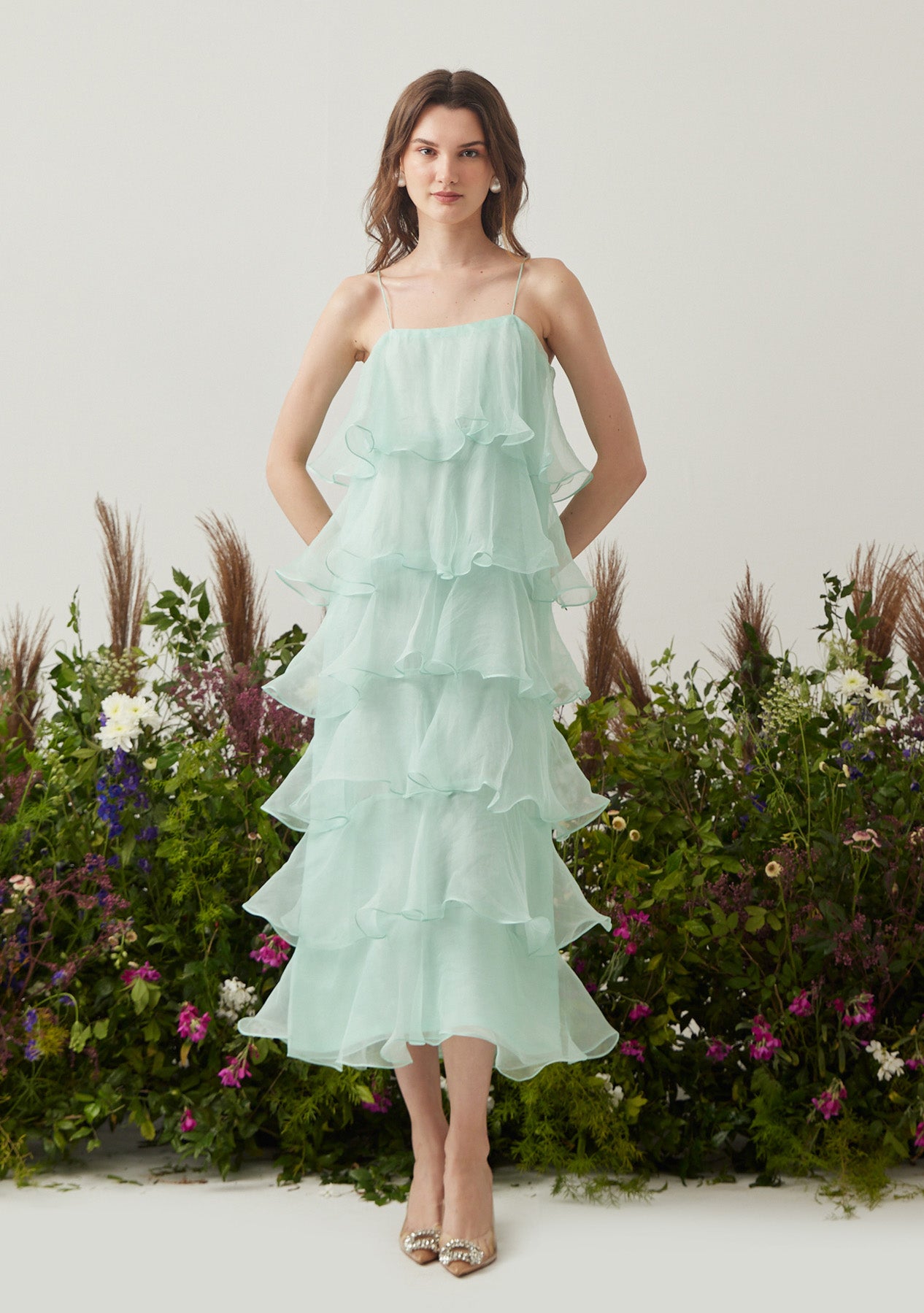 Sadhvi As seen in our Felicia Dress (Mint)