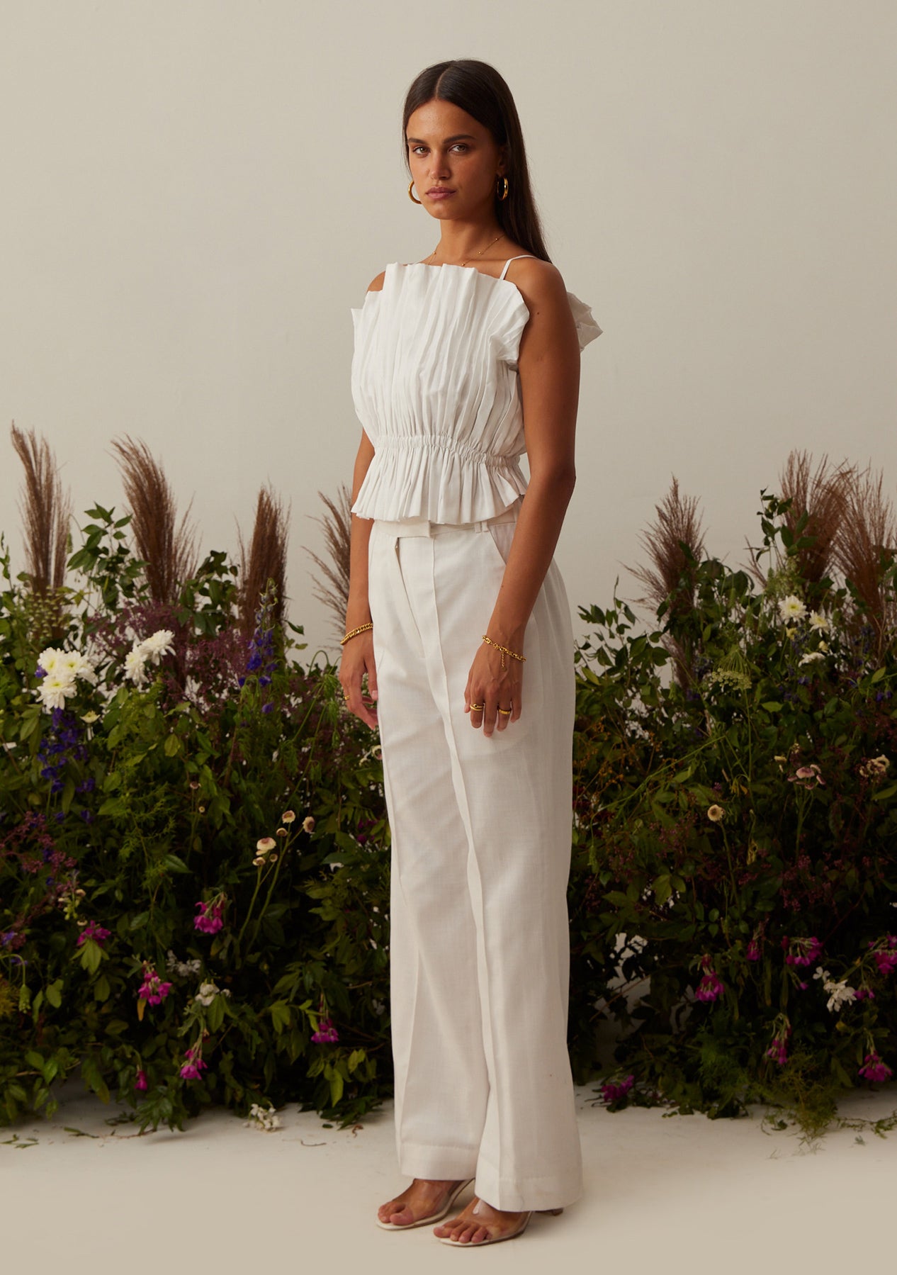 Floof Top (White) as seen on Arushi