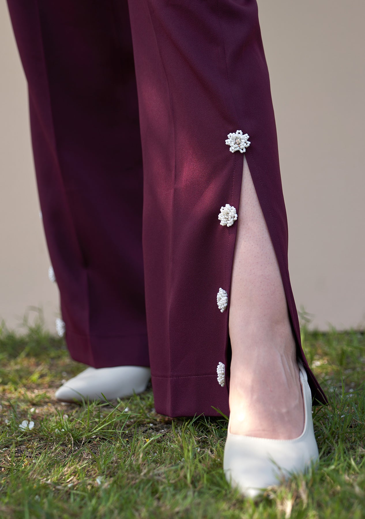 Greta Co-ord Set (Burgundy)