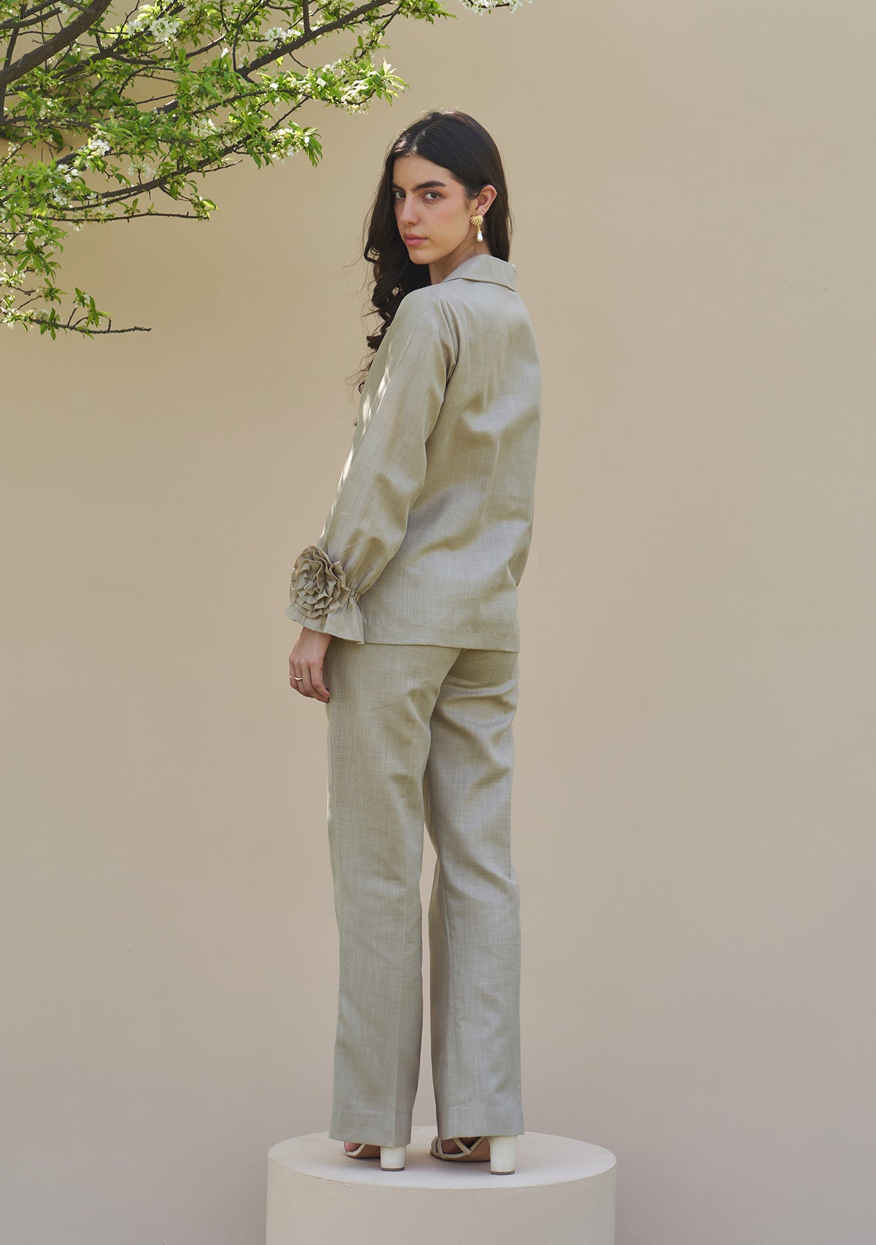 Camellia Co-ord Set (Beige)