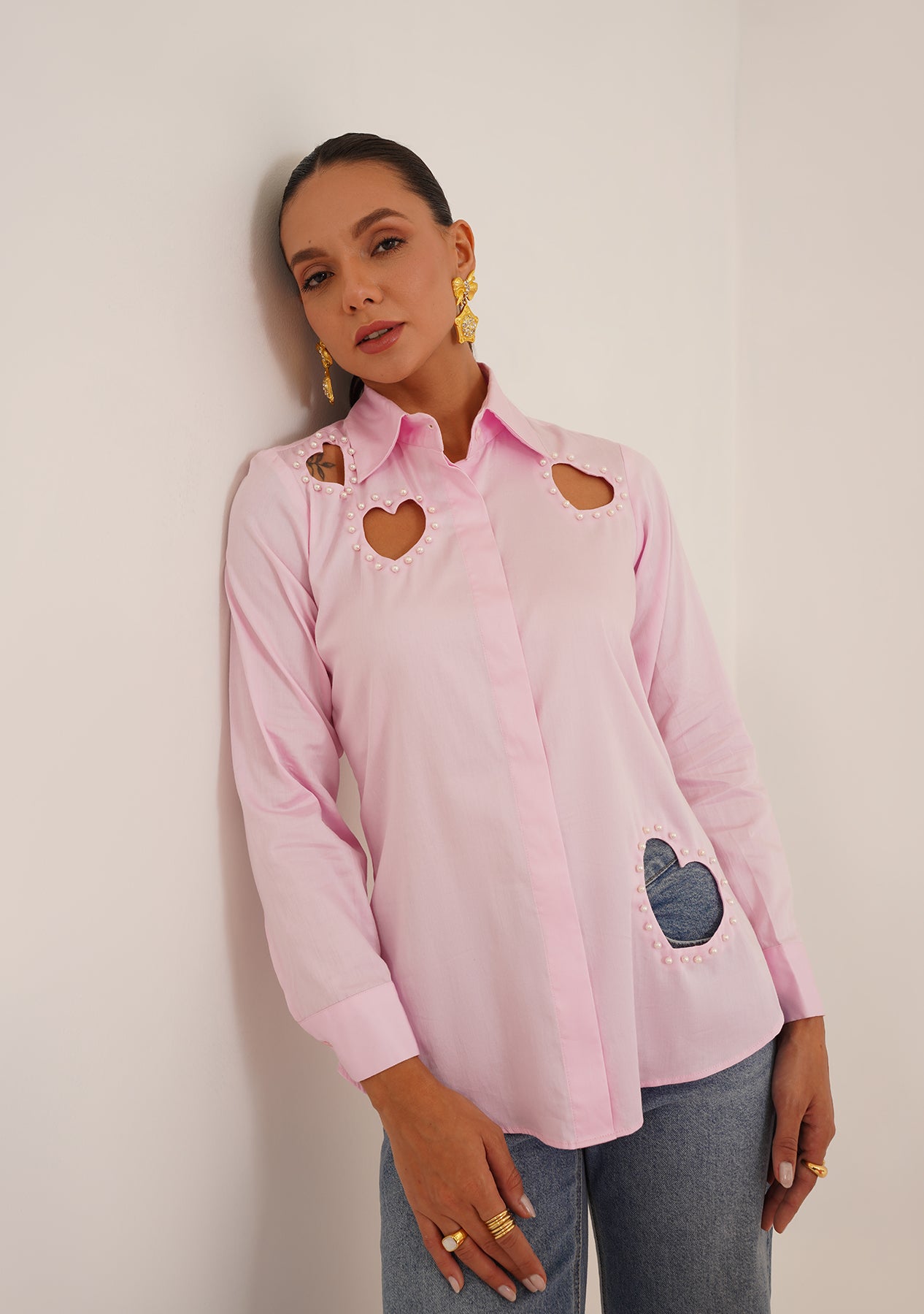 Amore Shirt (Pink) As Seen on Komal Kapoor Grover