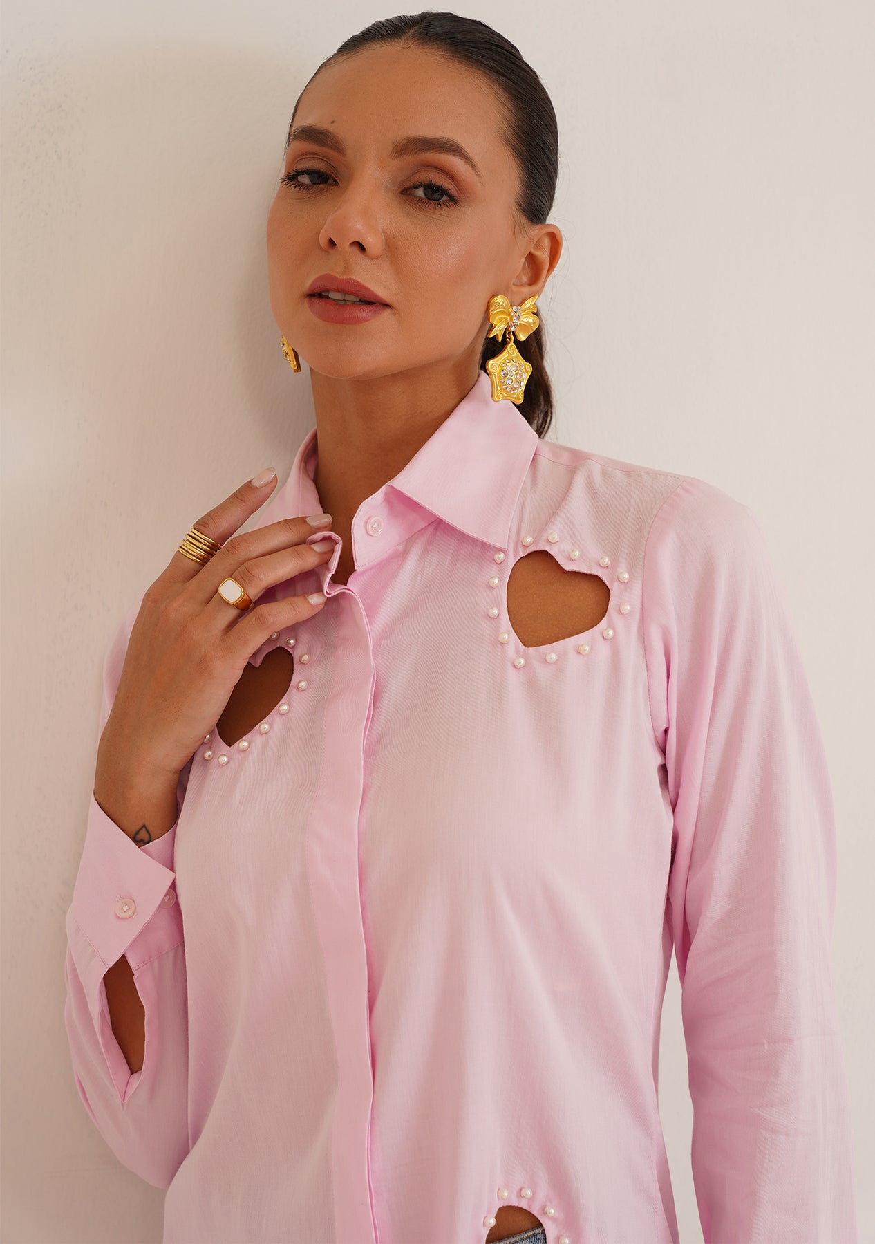 Amore Shirt (Pink) As Seen on Komal Kapoor Grover