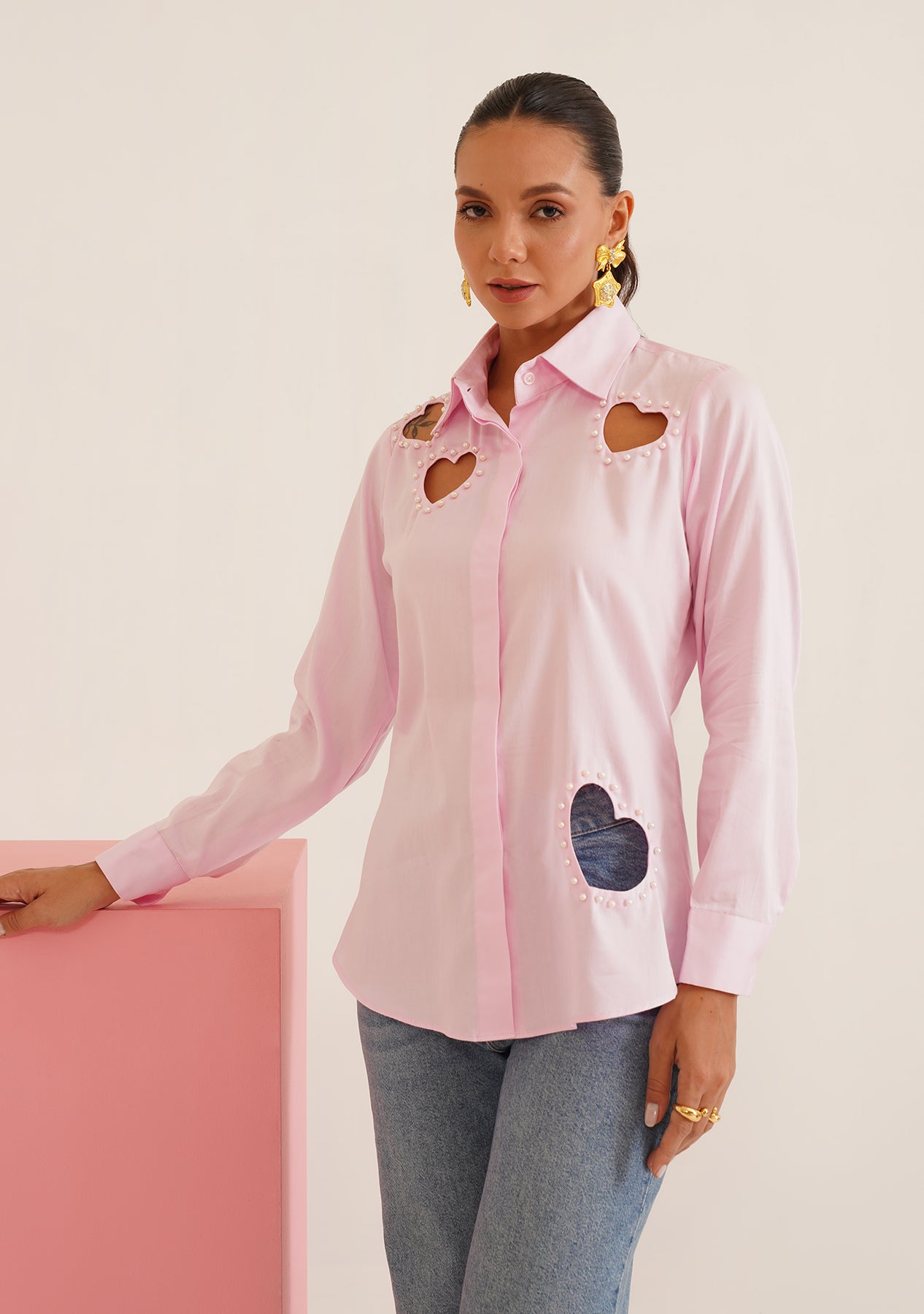 Amore Shirt (Pink) As Seen on Komal Kapoor Grover